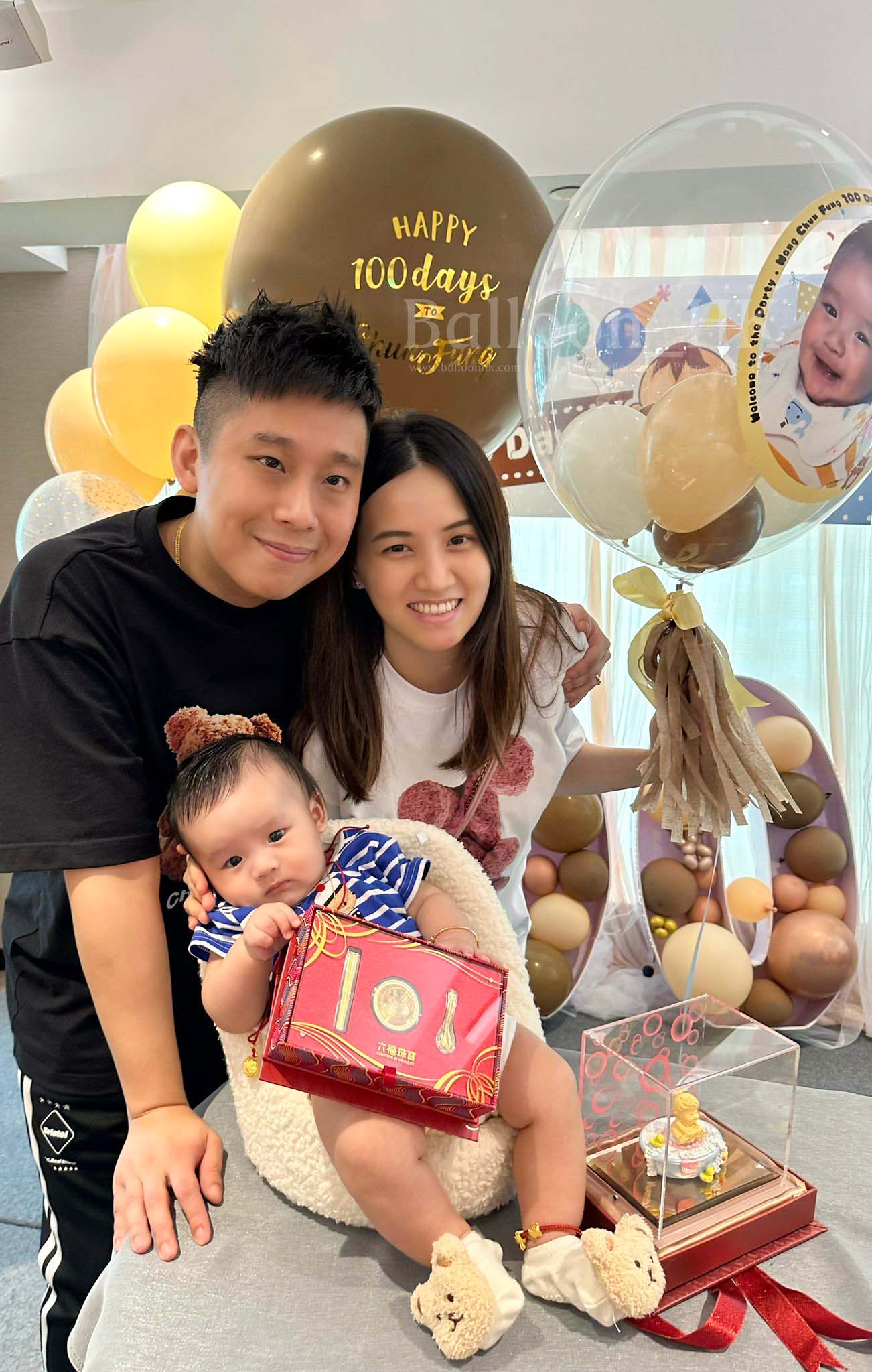 百日宴氣球 |100 Days balloon | BalloonHK