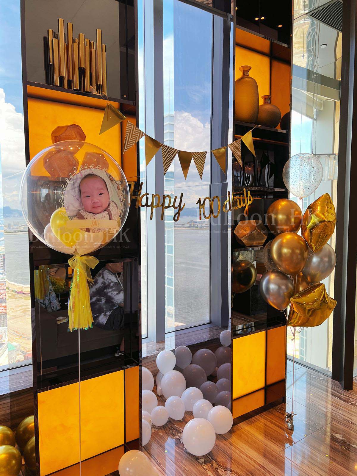 百日宴氣球 |100 Days balloon | BalloonHK