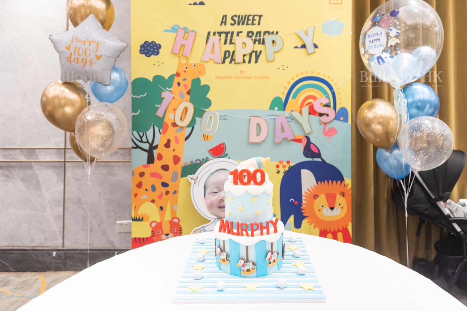 百日宴氣球 |100 Days balloon | BalloonHK