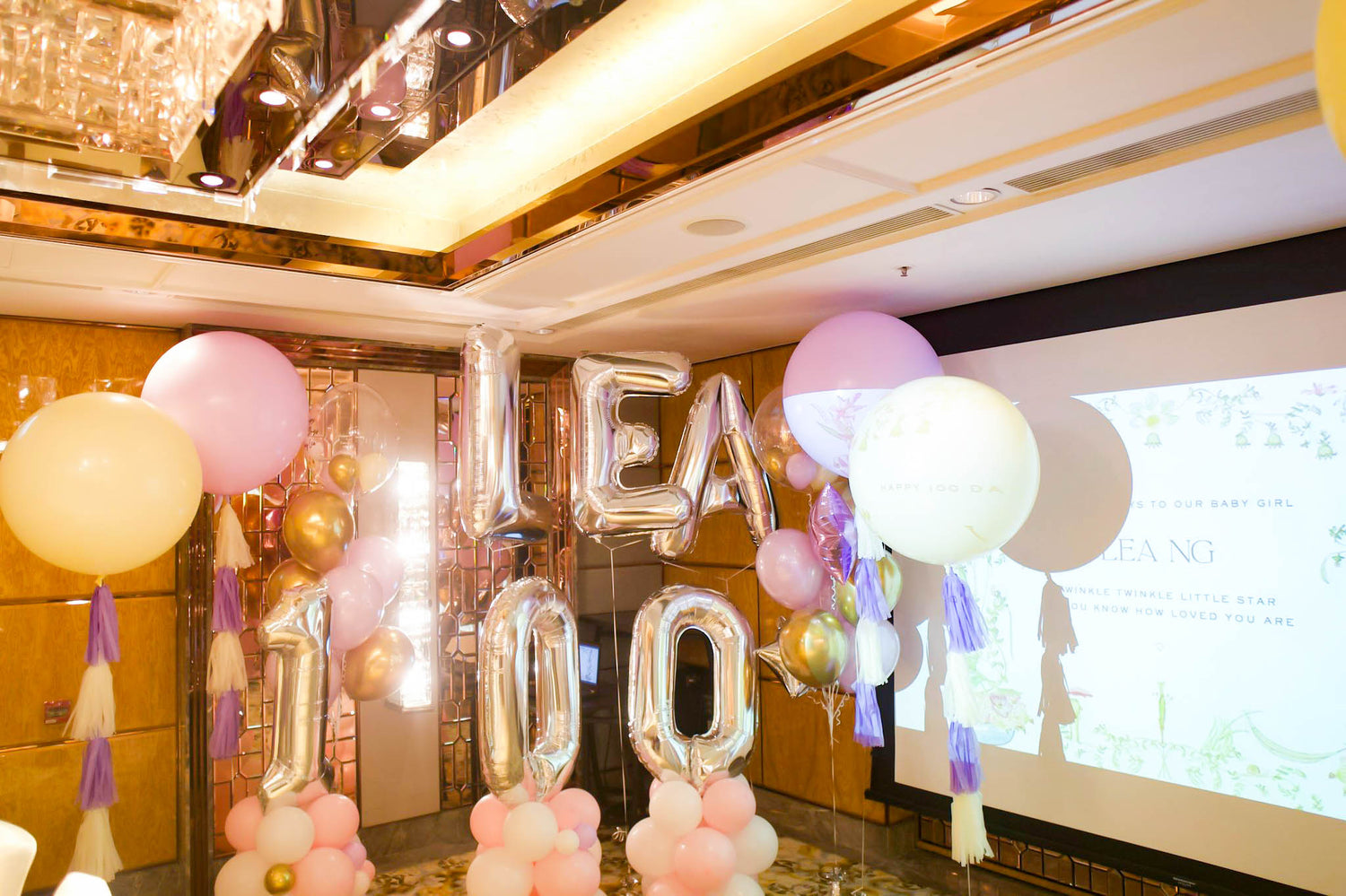 百日宴氣球 |100 Days balloon | BalloonHK