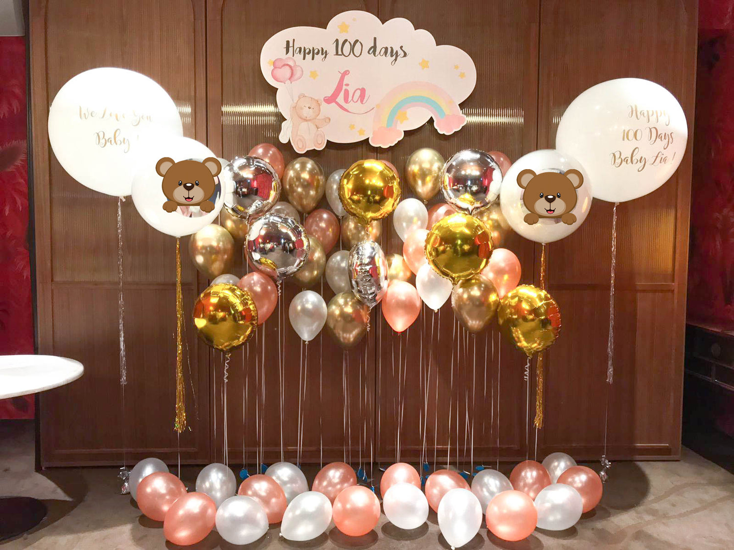 百日宴氣球 |100 Days balloon | BalloonHK
