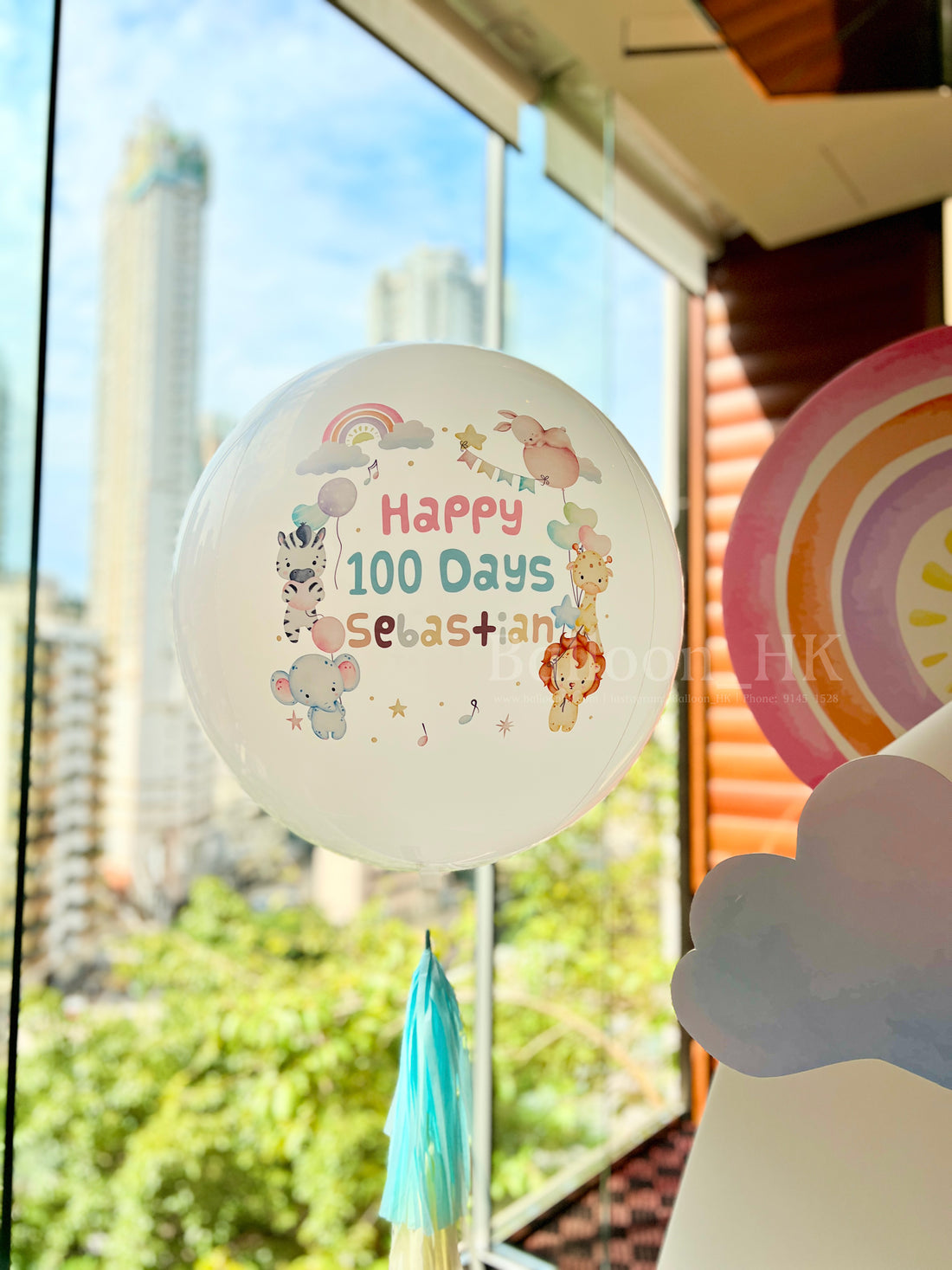 百日宴氣球 |100 Days balloon | BalloonHK