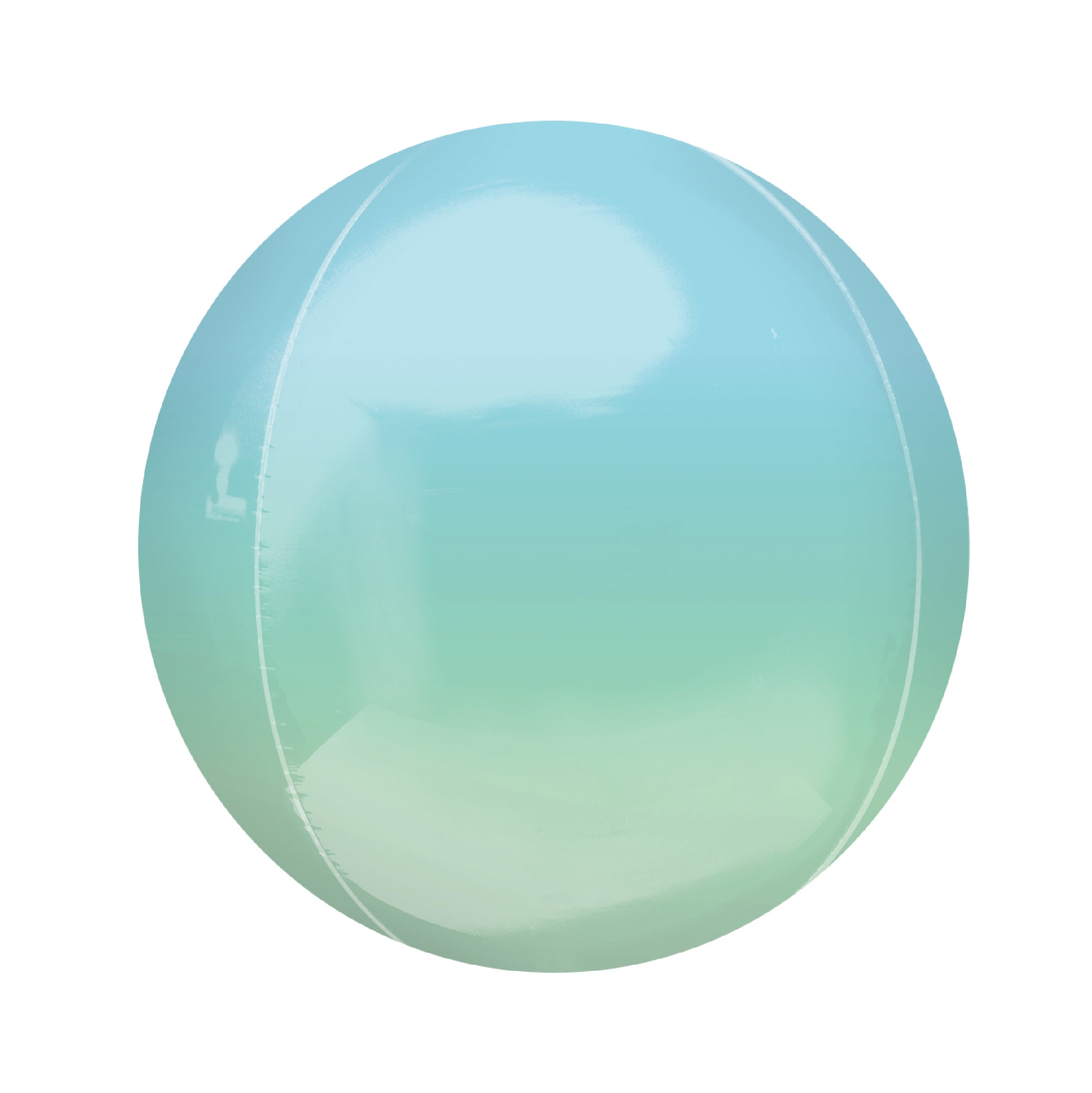 14" 球狀氣球 - 薄荷綠漸變