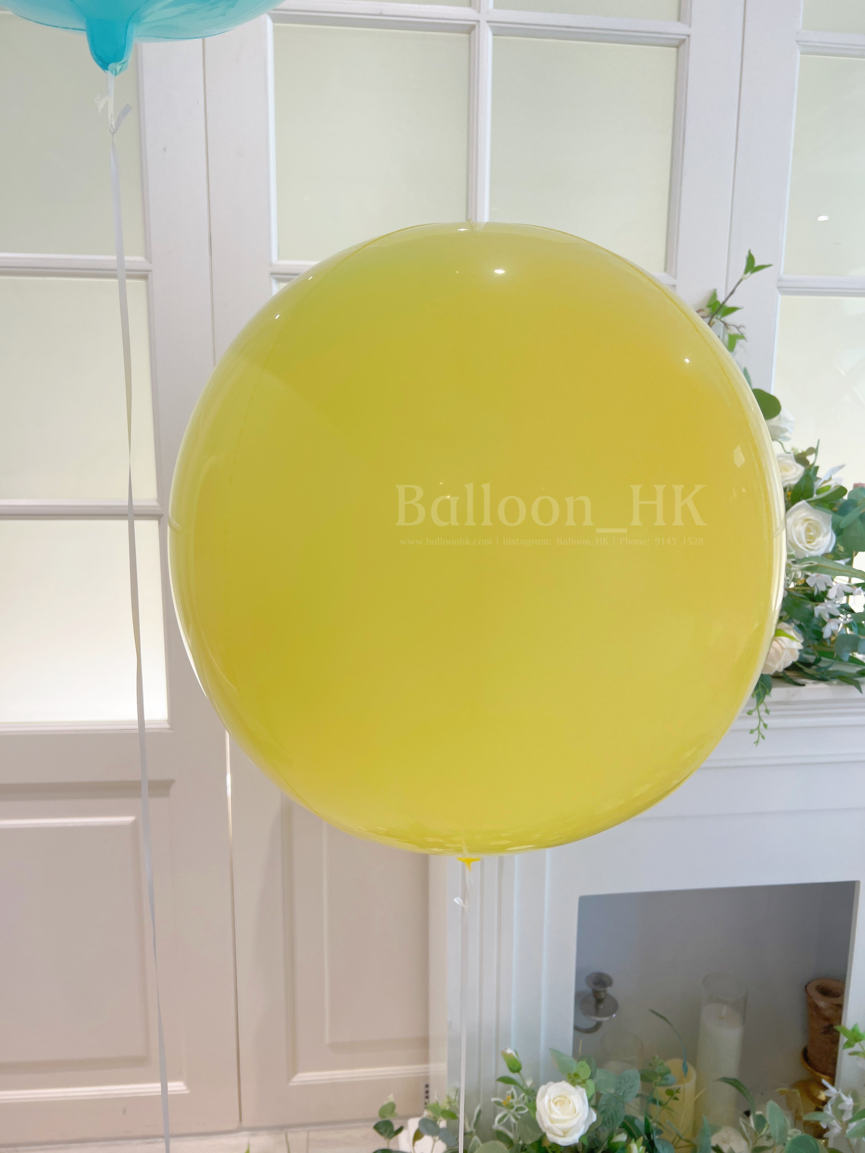 球狀氣球 |黃色氣球|氣球| Balloon HK