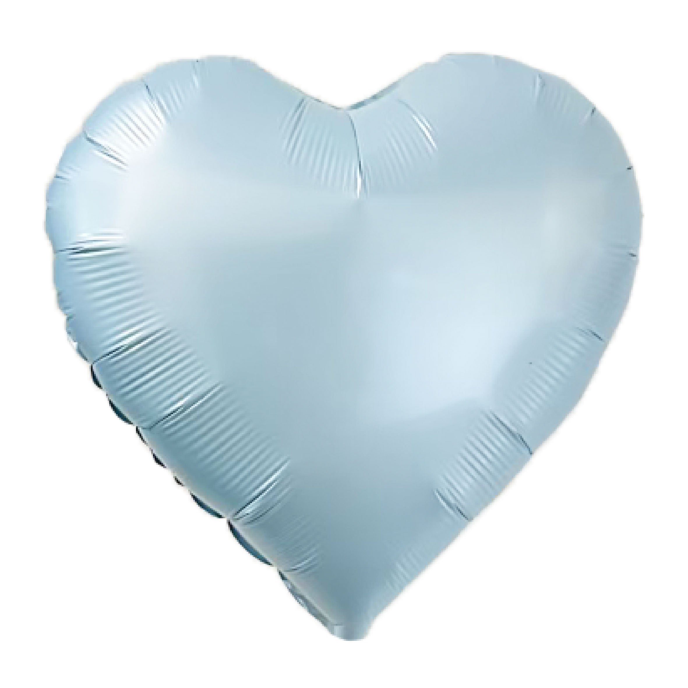 18" 心形鋁膜氣球 - 冰川藍