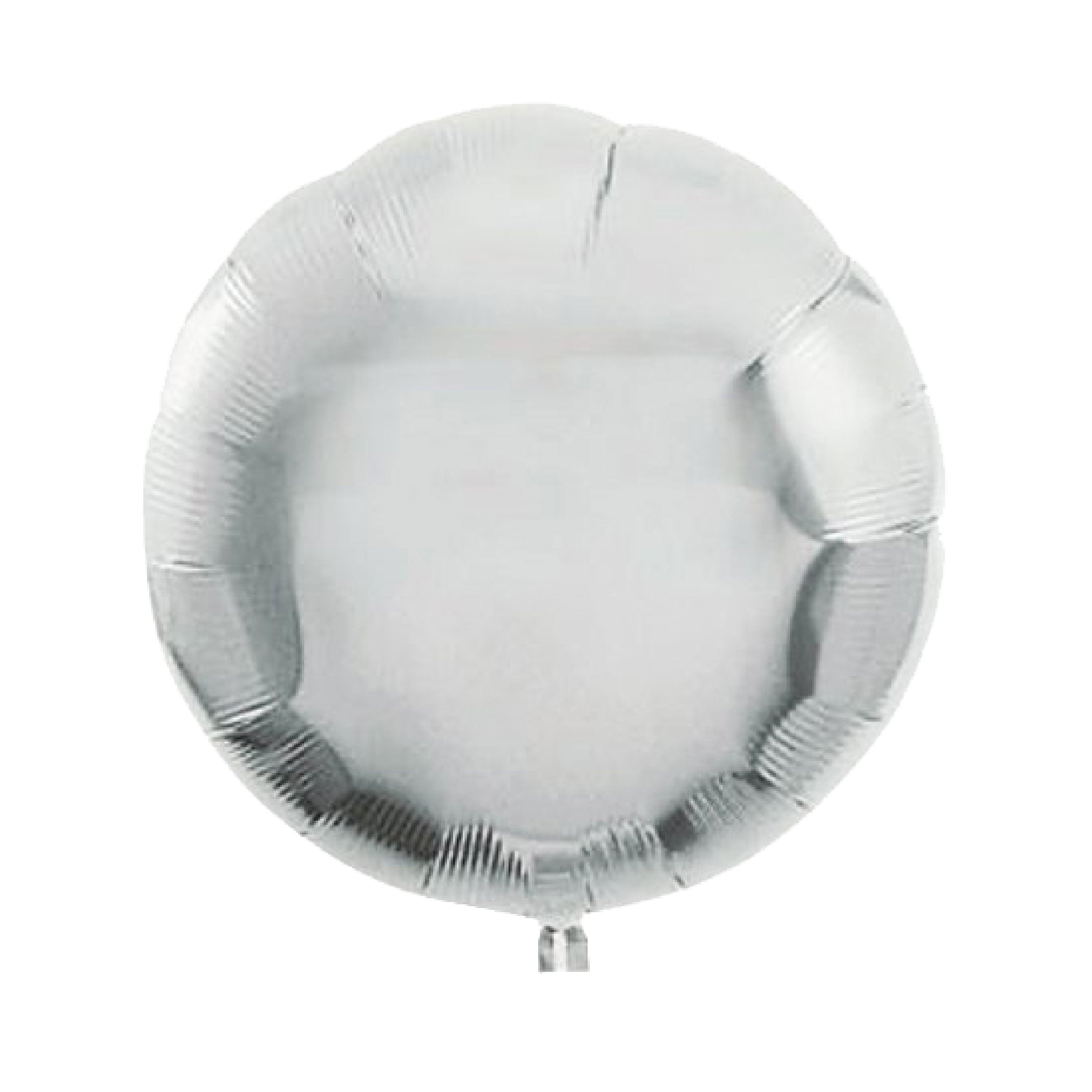 18" 超持久圓形鋁膜氣球 - 銀色