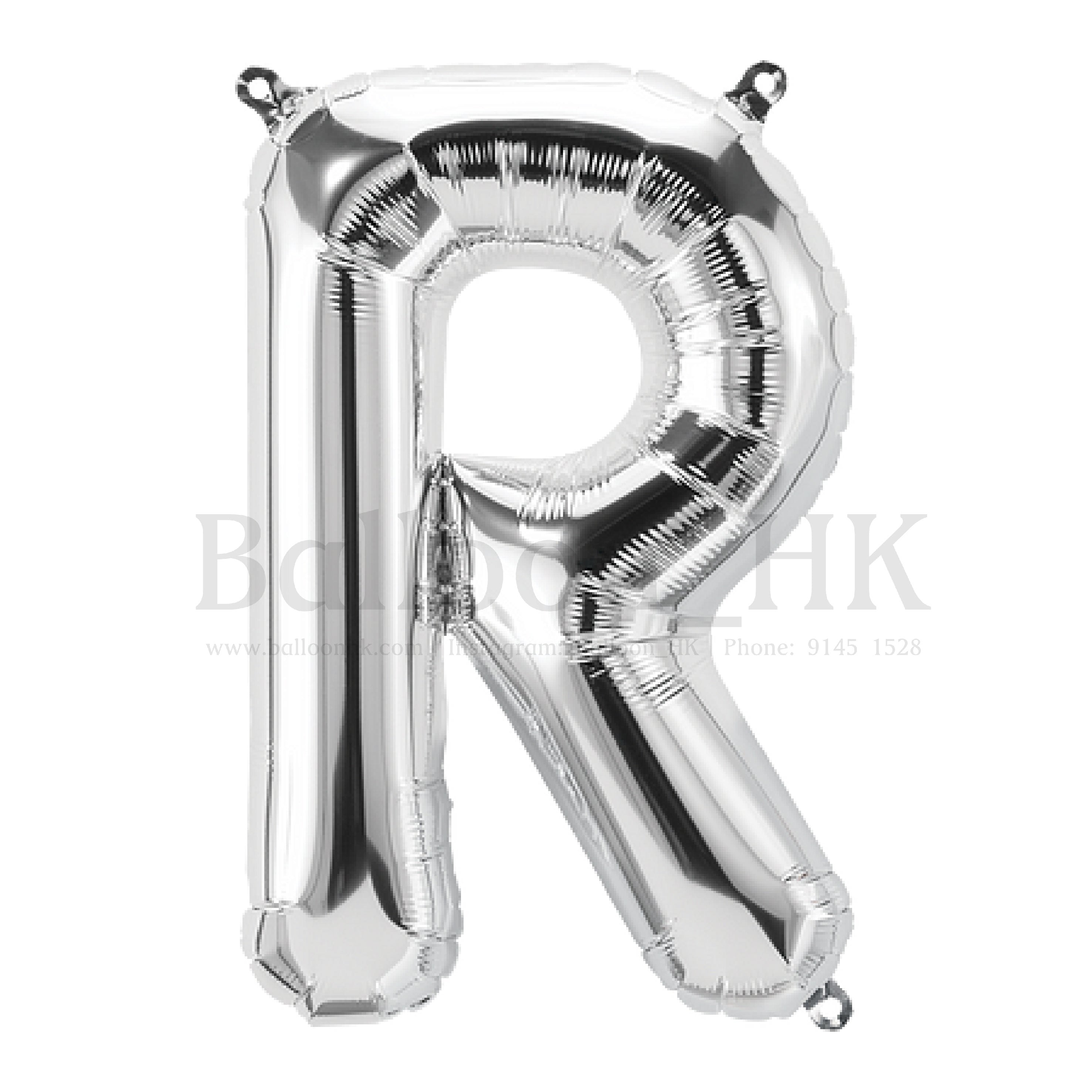 14"銀色英文字母