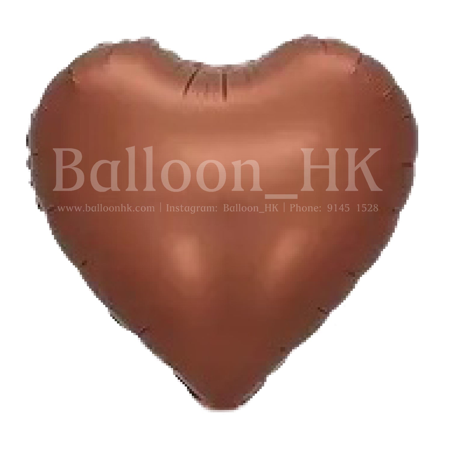 心形氣球 |焦糖色氣球|錫紙氣球| Balloon HK