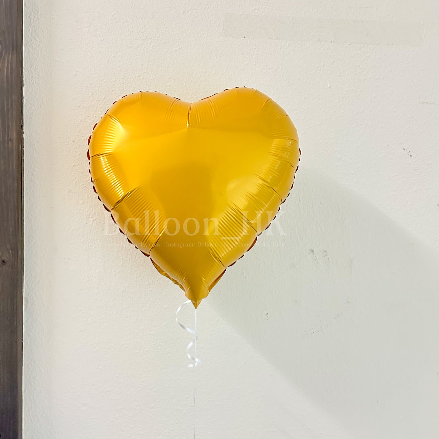 心形氣球 |芒果黃氣球|錫紙氣球| Balloon HK
