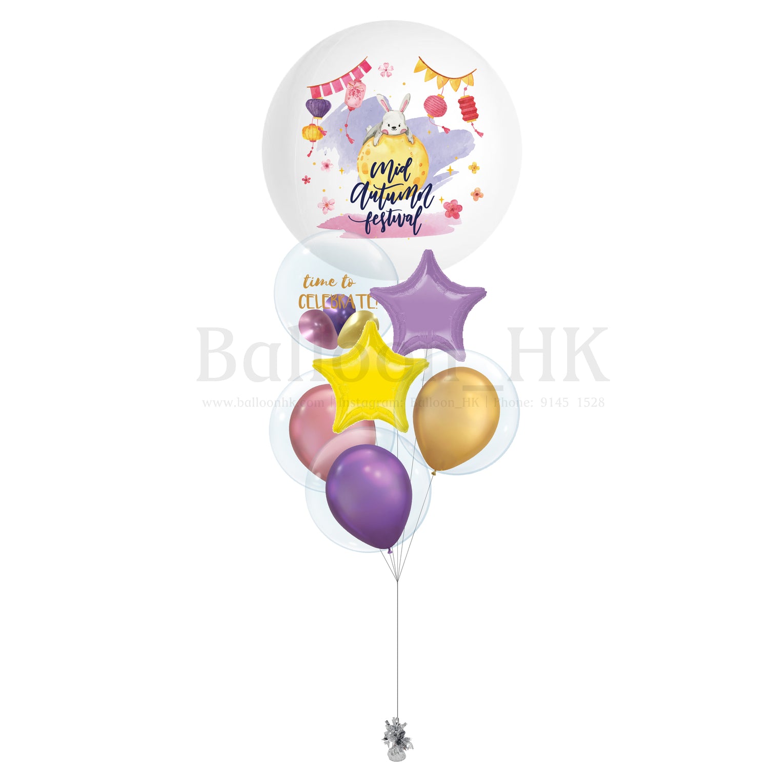 2024 中秋節氣球束1