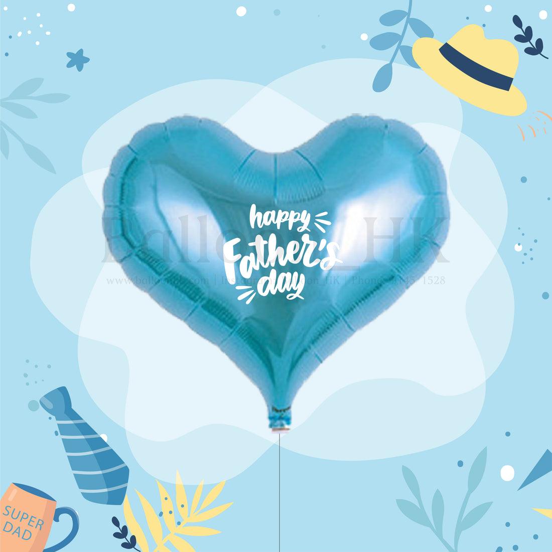 心形氣球 |Message氣球|父親節| BalloonHK