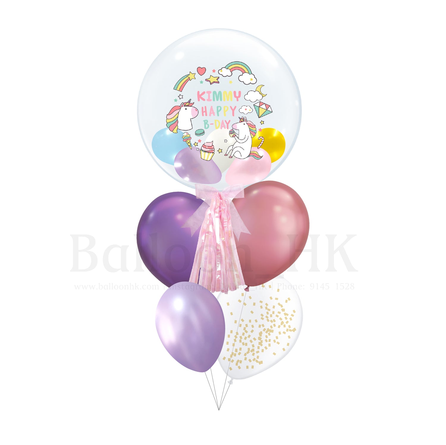 百日宴氣球束 2