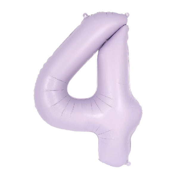 40" 糖果紫色數字