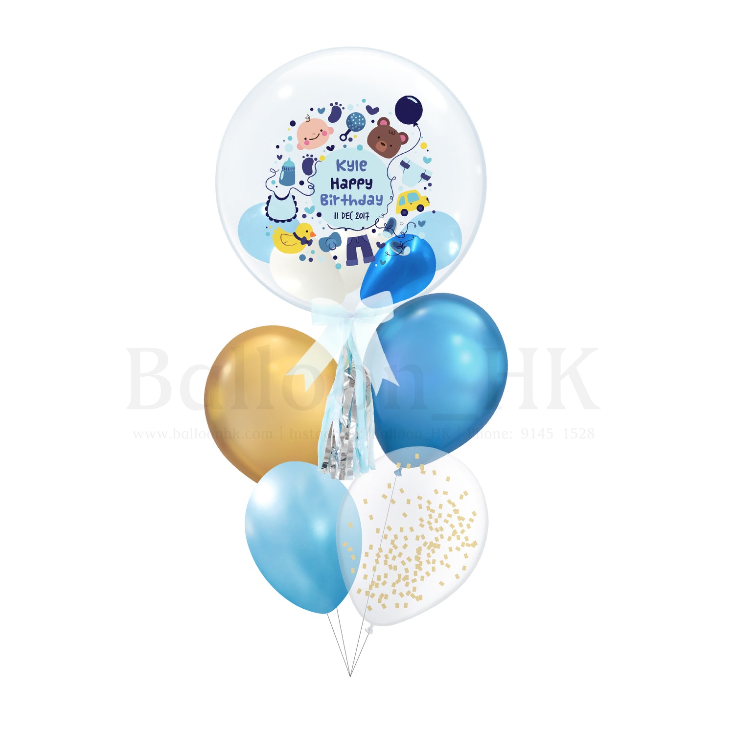 百日宴氣球束 2