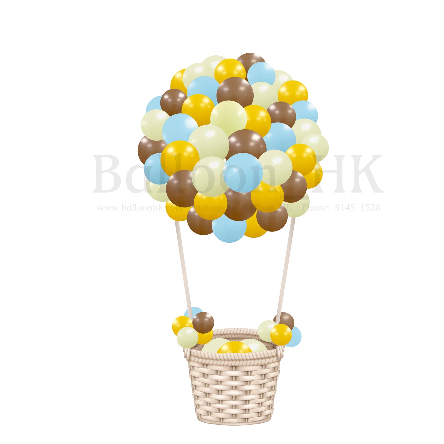 熱氣球連藤籃 Hot Air Balloon Basket (7天預訂)