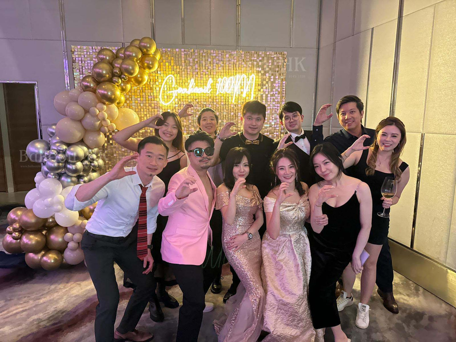 週年晚會氣球花環|BalloonHK 2