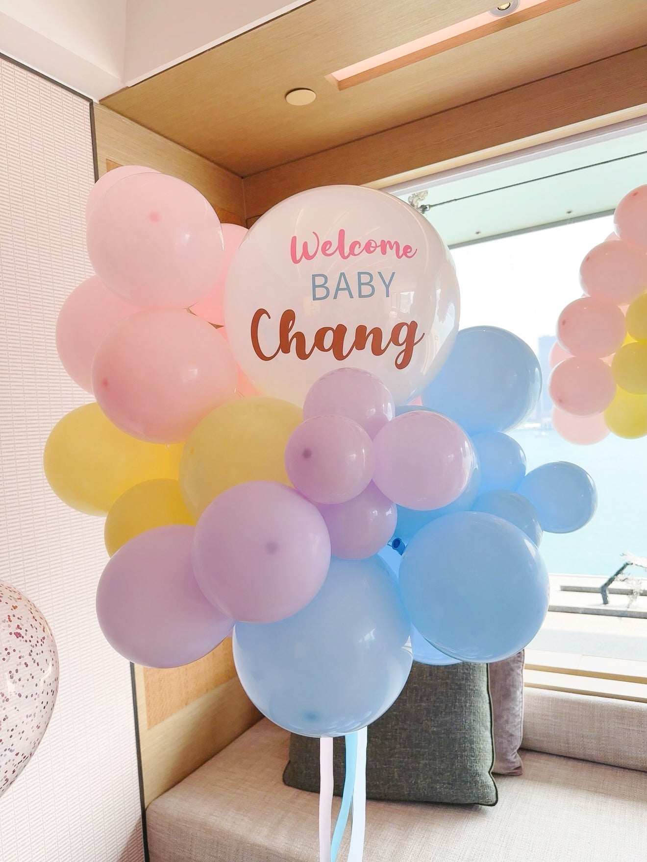 氣球座 | Welcome Baby 氣球 | Baby Shower | Gender Reveal Party | 小熊氣球 | BALLOONHK 氣球專門店