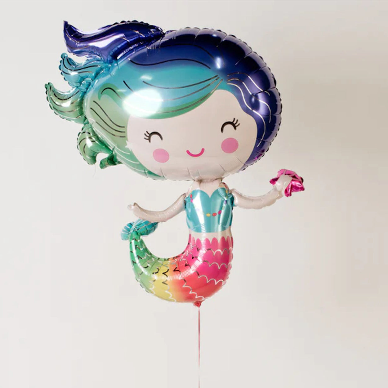 美人魚 |氫氣球|氦氣球|錫紙氣球| BalloonHK