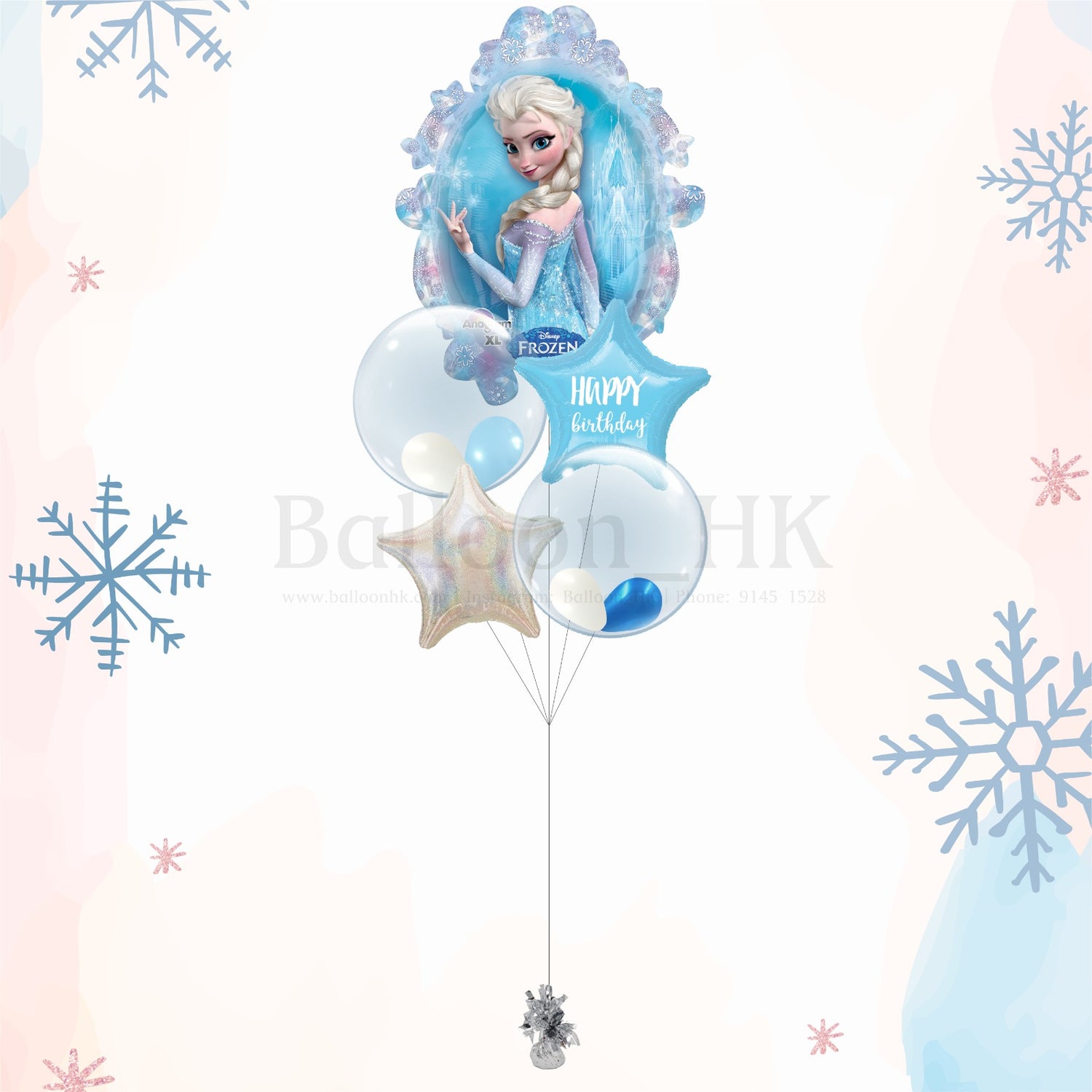 迪士尼公主氣球|兒童生日氣球|卡通氣球|Balloon HK