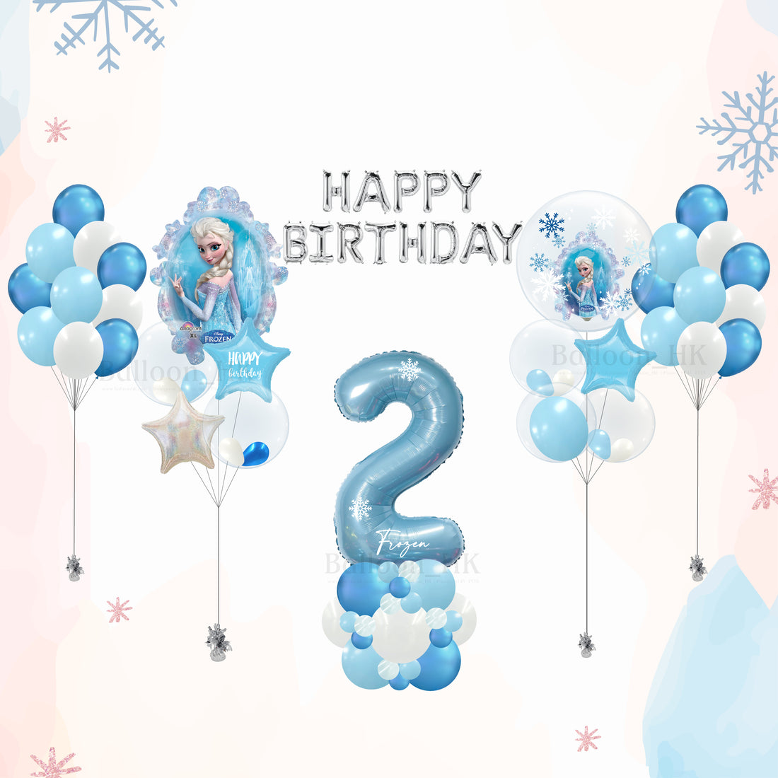 迪士尼公主氣球|兒童生日氣球|卡通氣球|Balloon HK