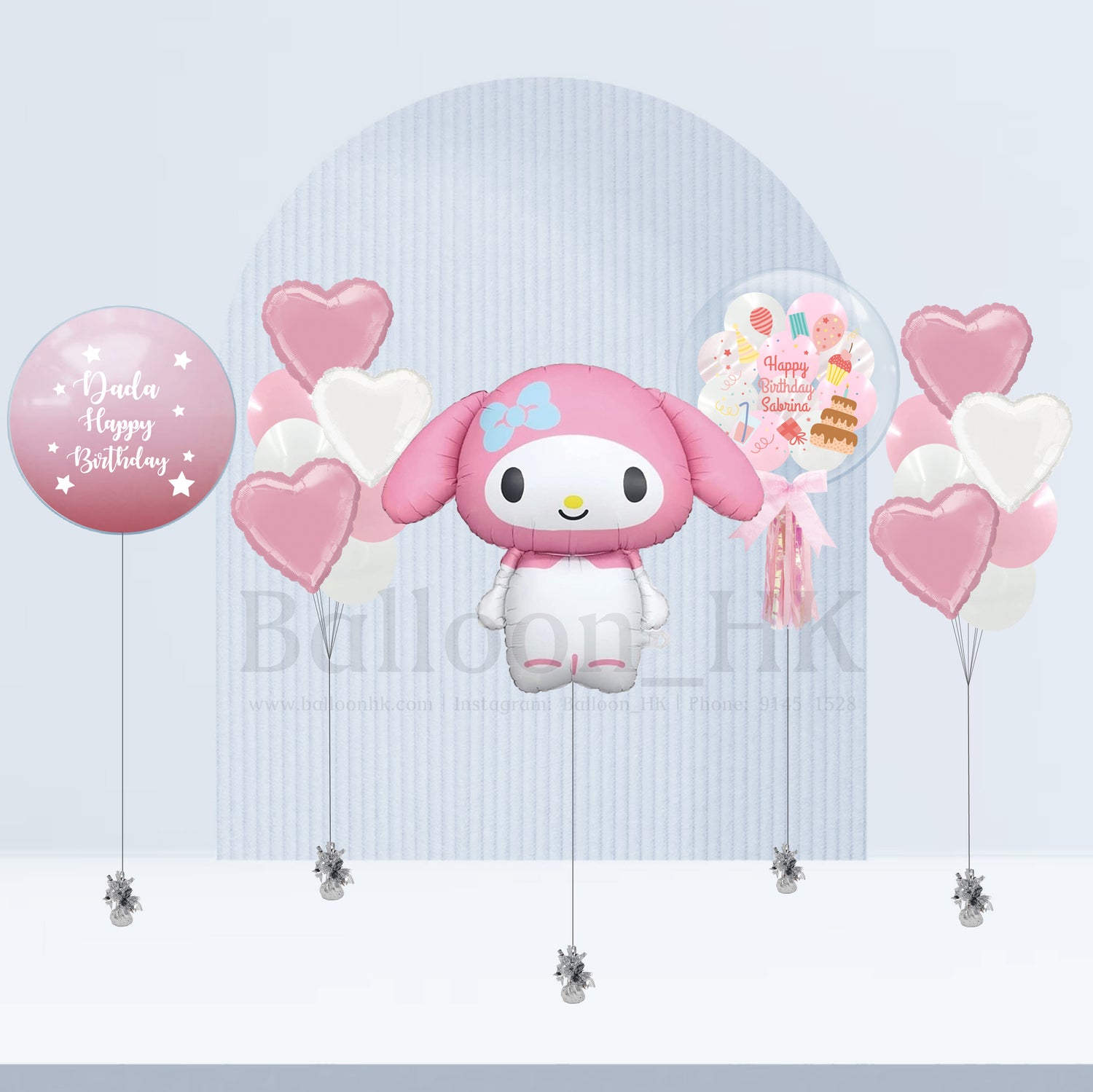 Sanrio氣球|兒童生日氣球|卡通氣球|BalloonHK
