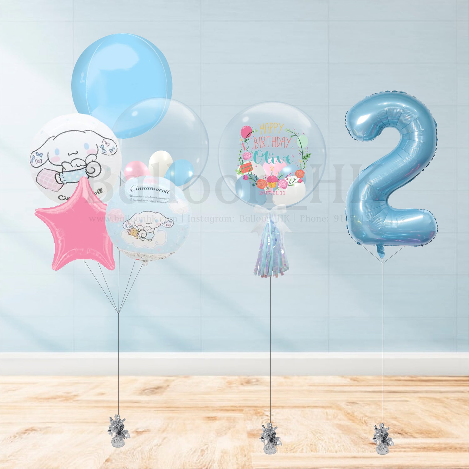 玉桂狗氣球|兒童生日氣球|卡通氣球|Balloon HK