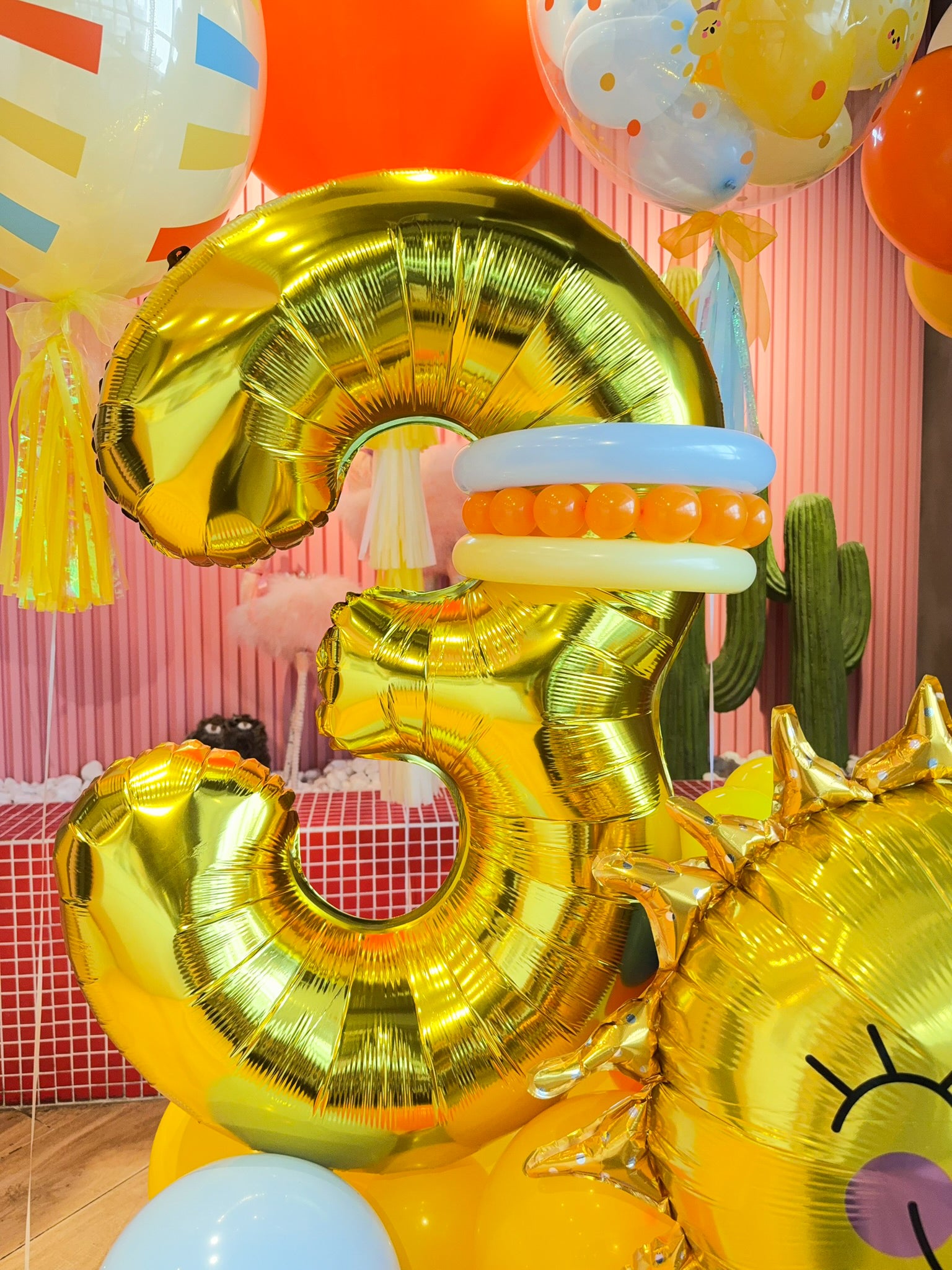 數字氣球底座|生日佈置氣球|派對氣球|Balloon HK