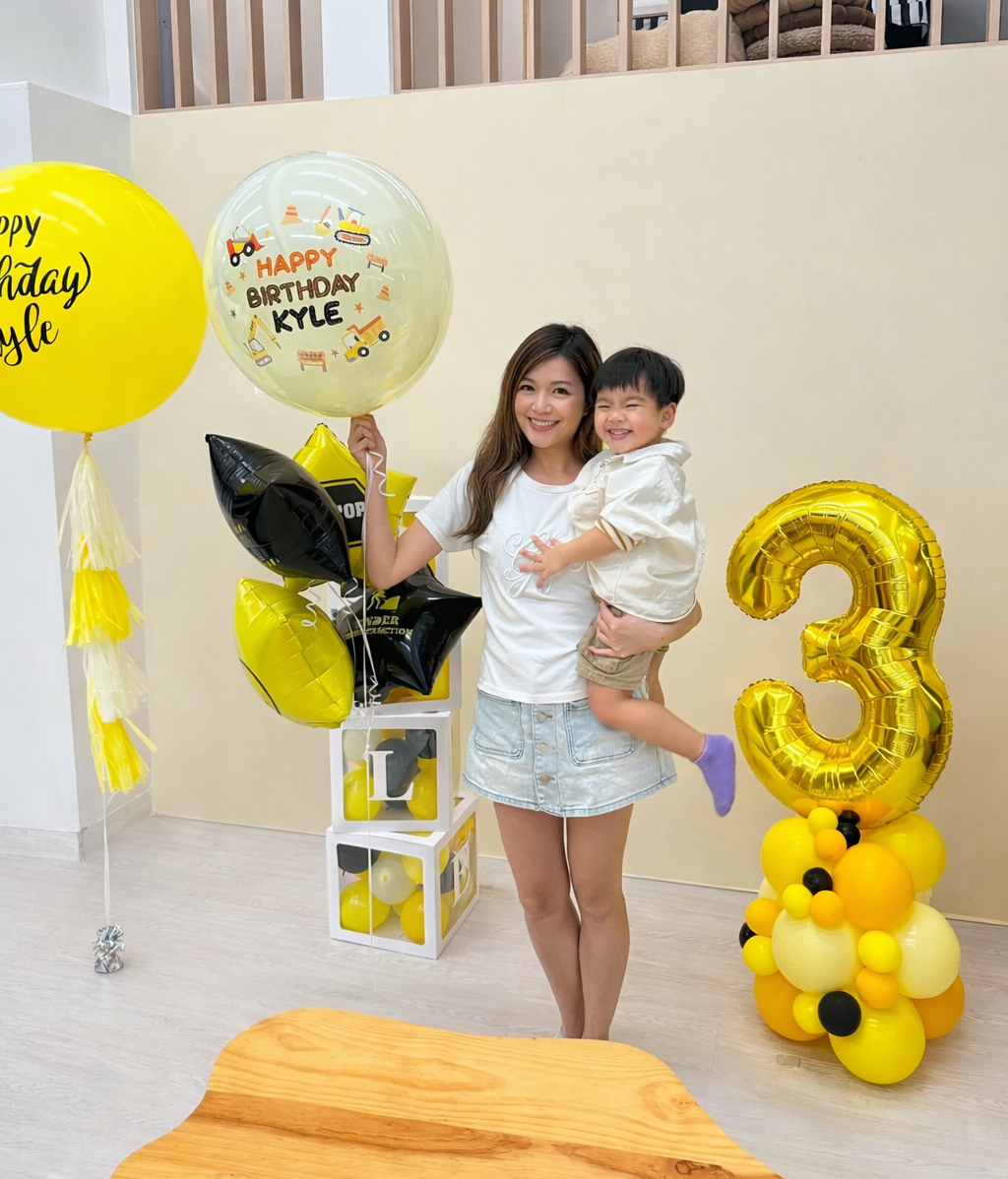 工程車氣球 | 兒童派對 | BALLOONHK 氣球專門店