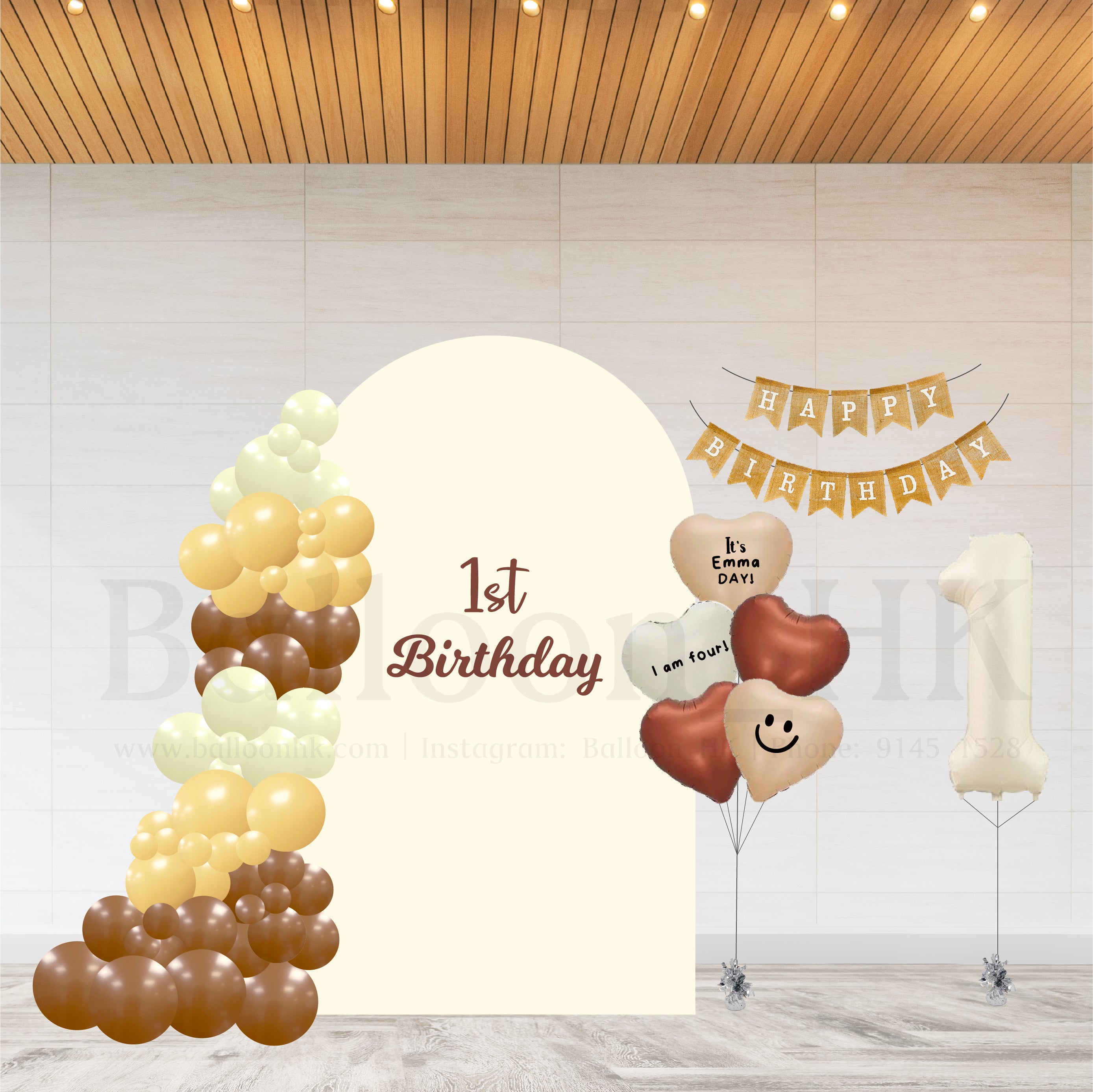Foamboard Balloon Garland | 氣球鏈|氣球花環