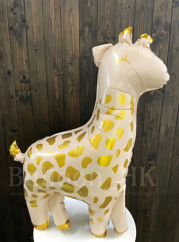 長頸鹿氣球 |氫氣球|錫紙氣球 | BalloonHK