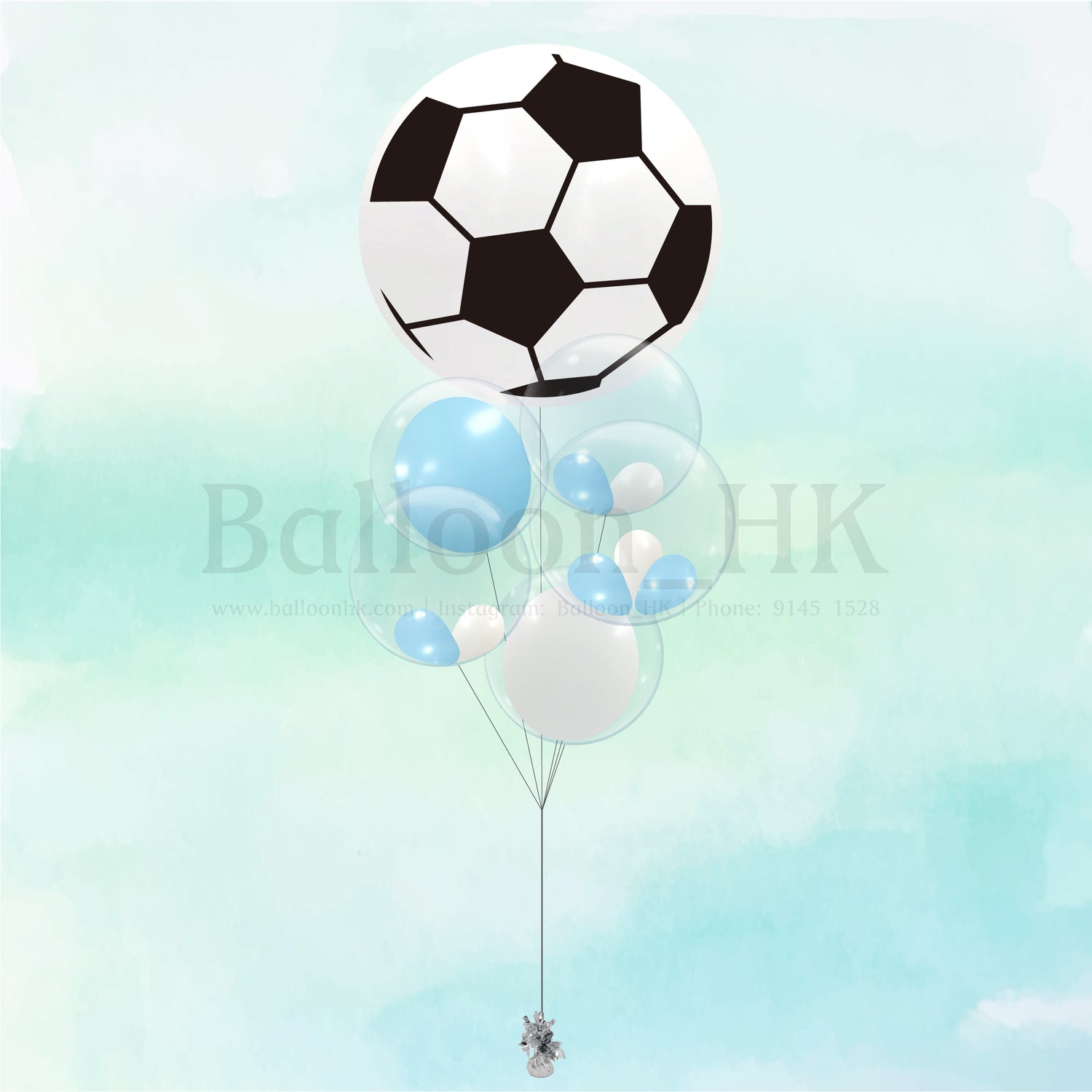 Football 氣球束 8 (3天預訂)