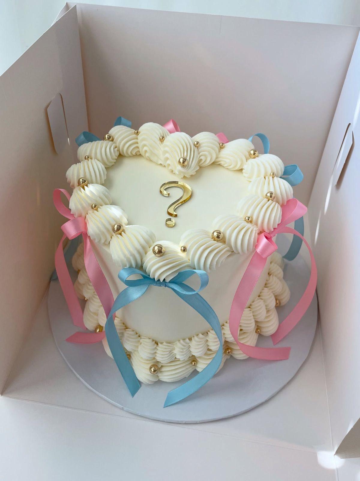 Gender Reveal Cake|Boy or Girl