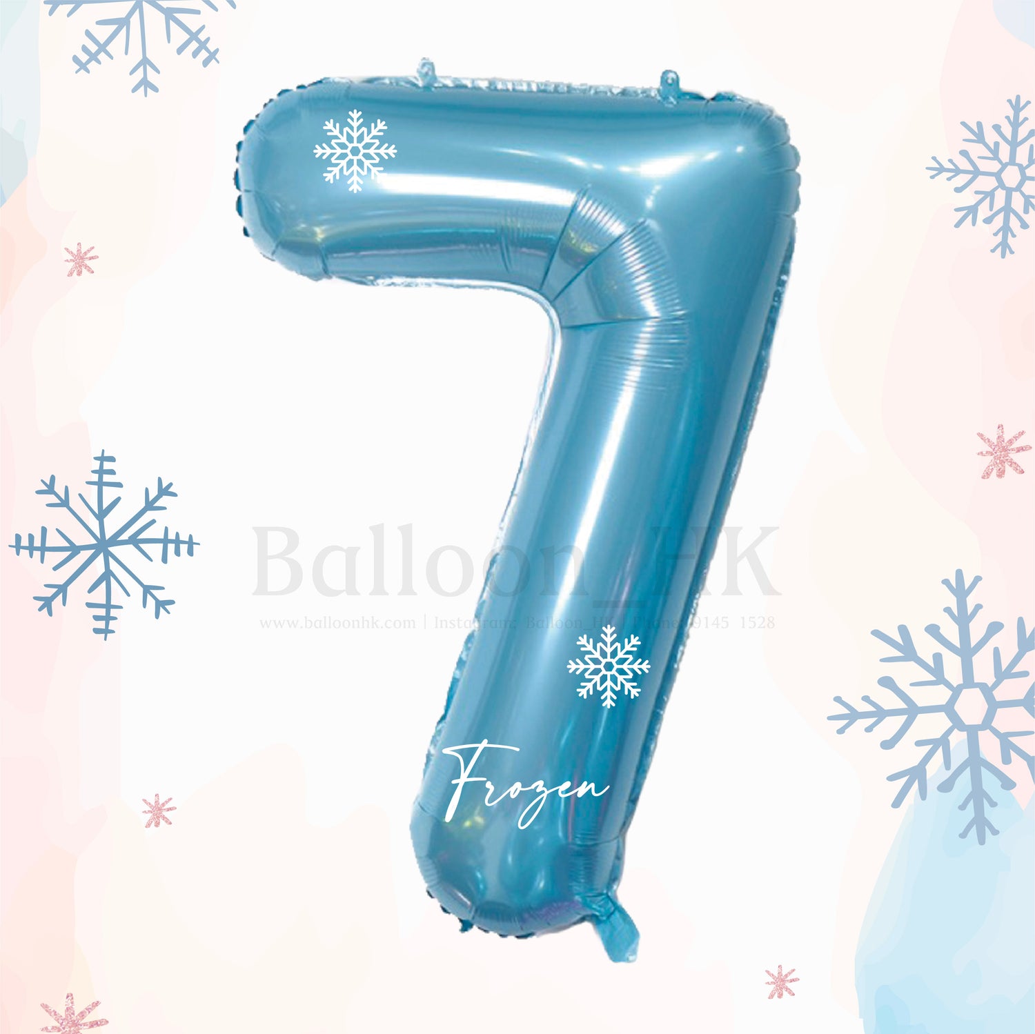 40" 數字 + 雪花 Pattern