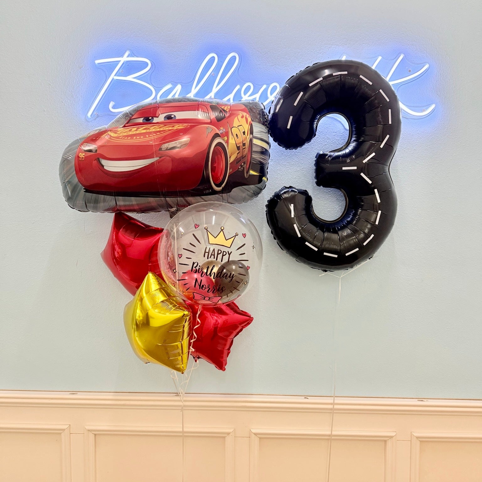 McQueen 生日氣球套裝 1