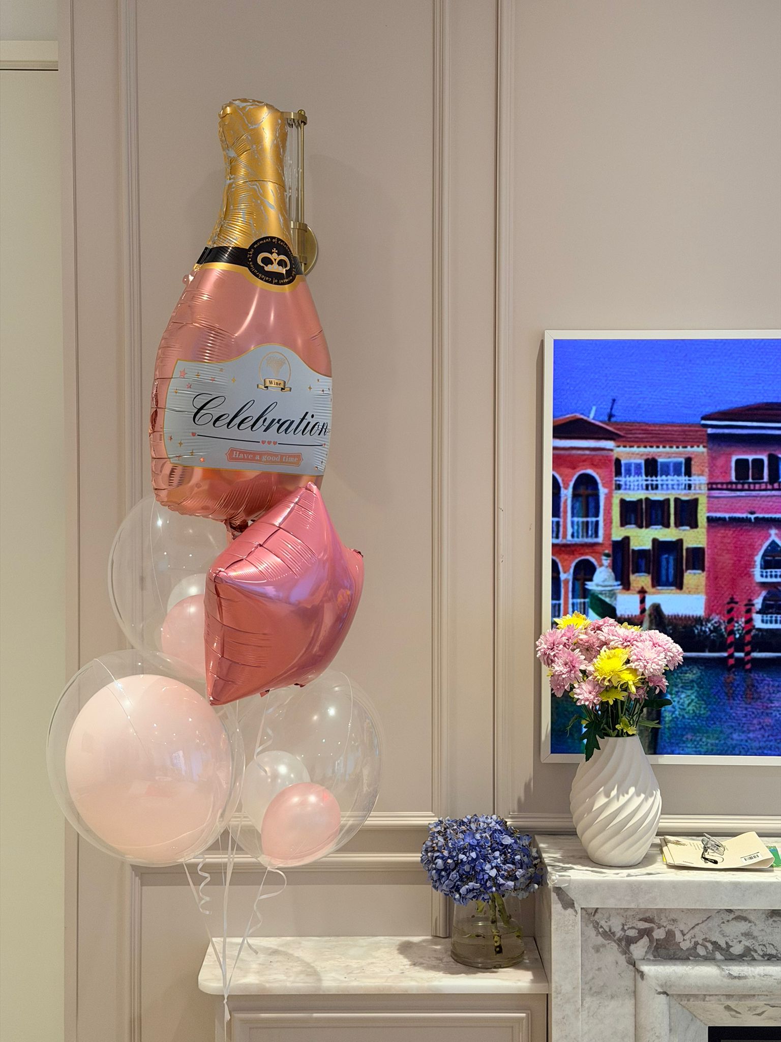Balloon HK | 酒樽氣球 | 粉紅氣球束