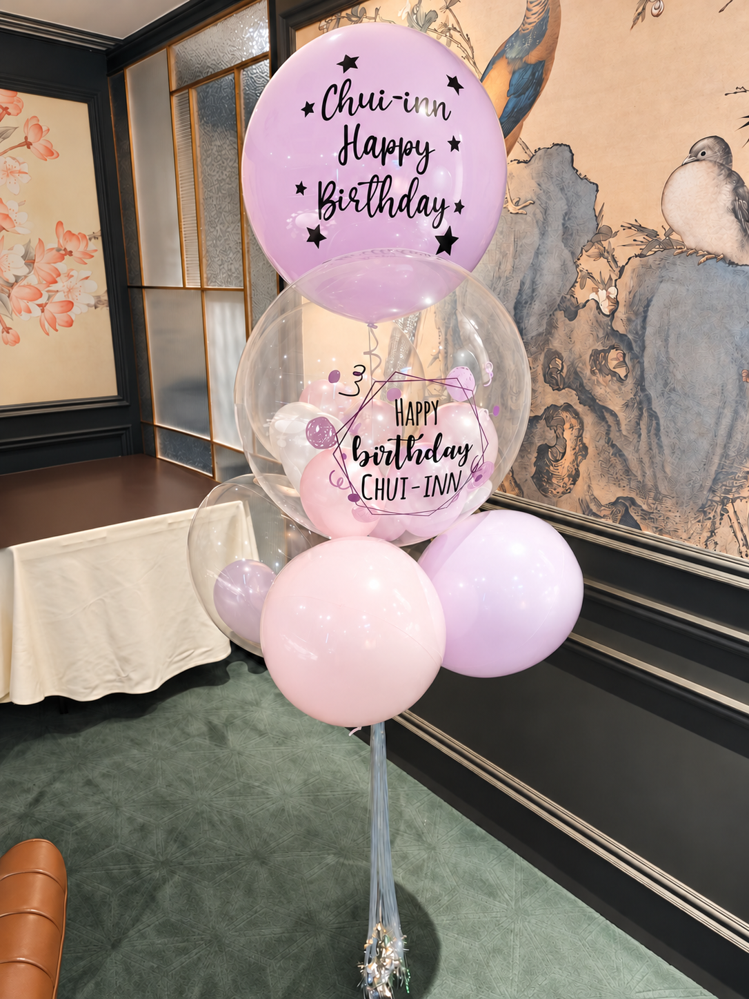 【Lavender Luxe】唯美高貴生日氣球束