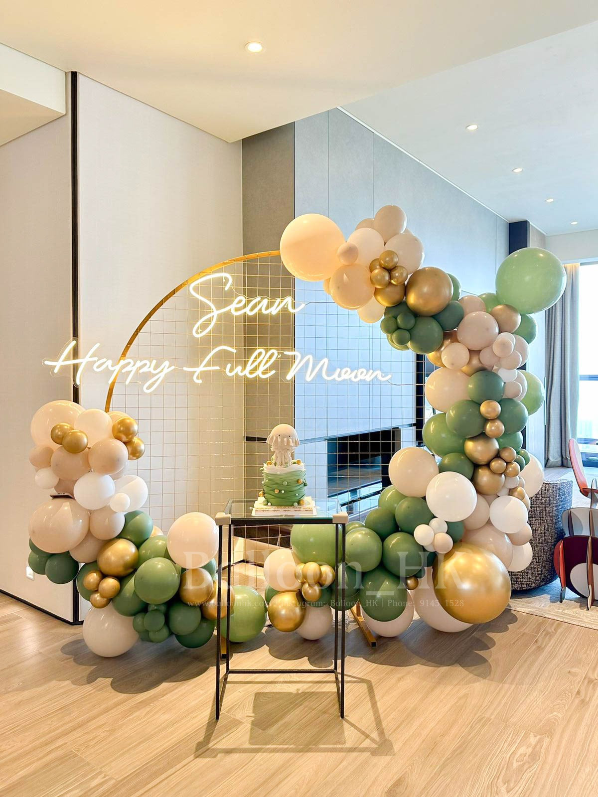 Sean 氣球花環 | BalloonHK