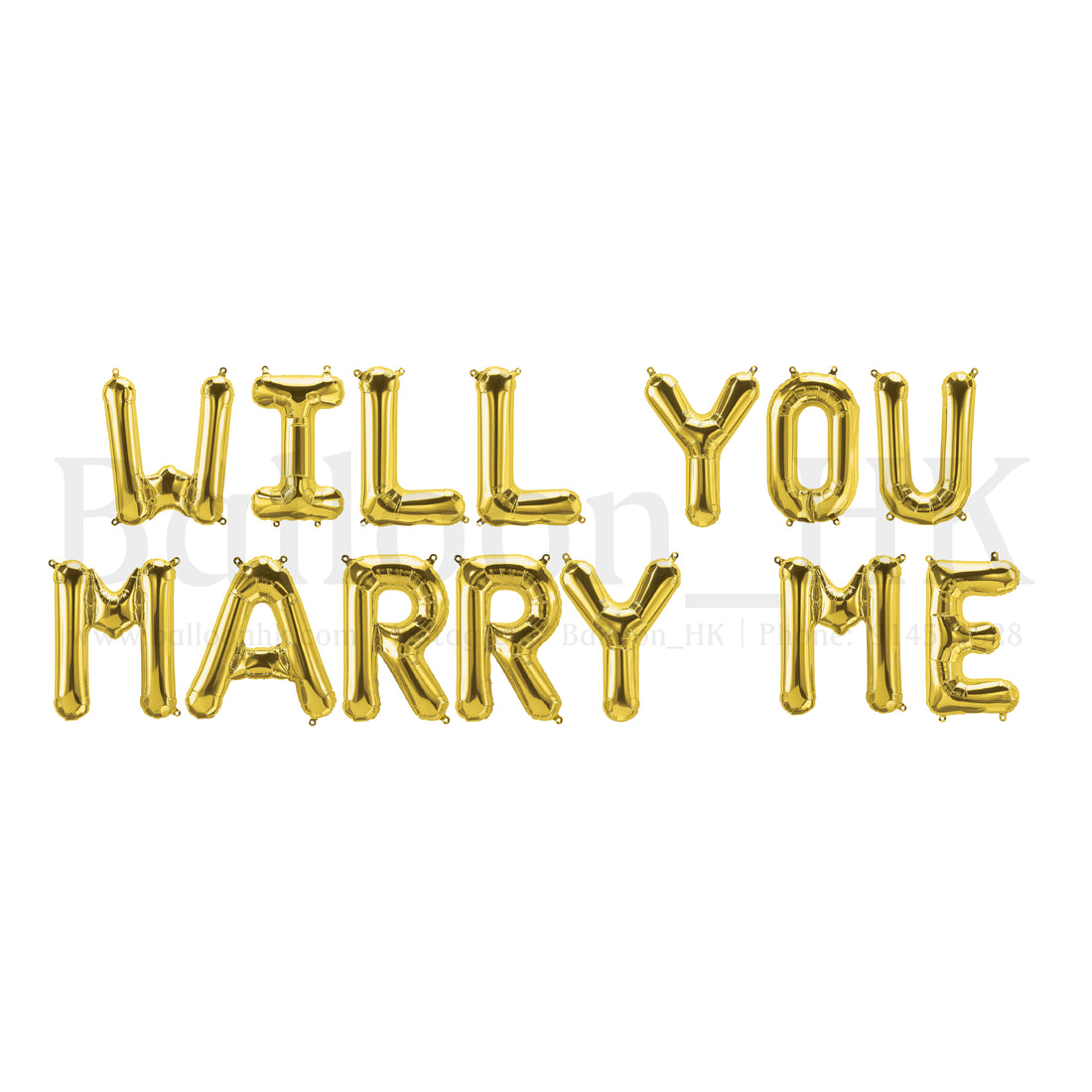 14” 英文字母氣球 - WILL YOU MARRY ME