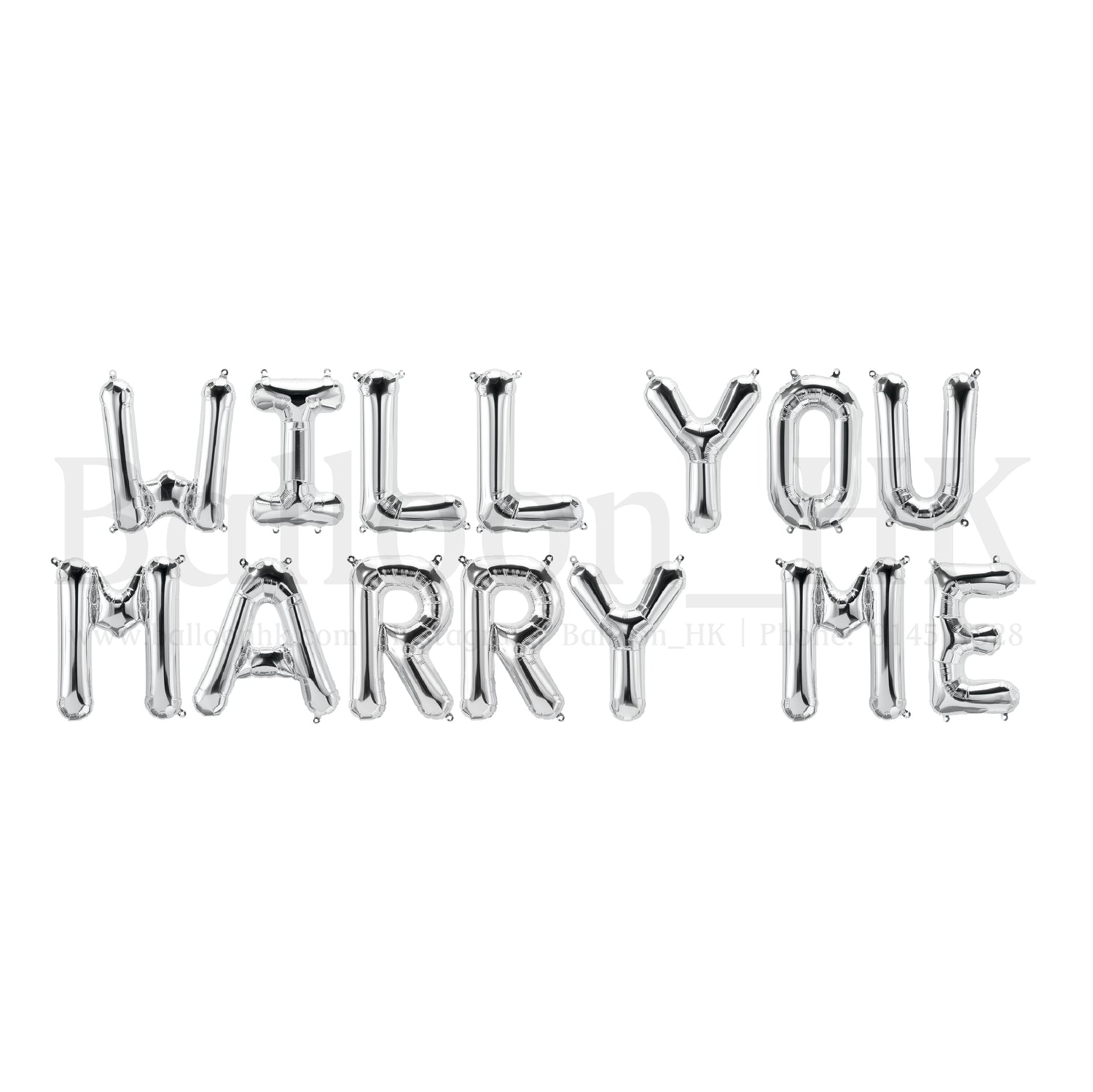 14” 英文字母氣球 - WILL YOU MARRY ME