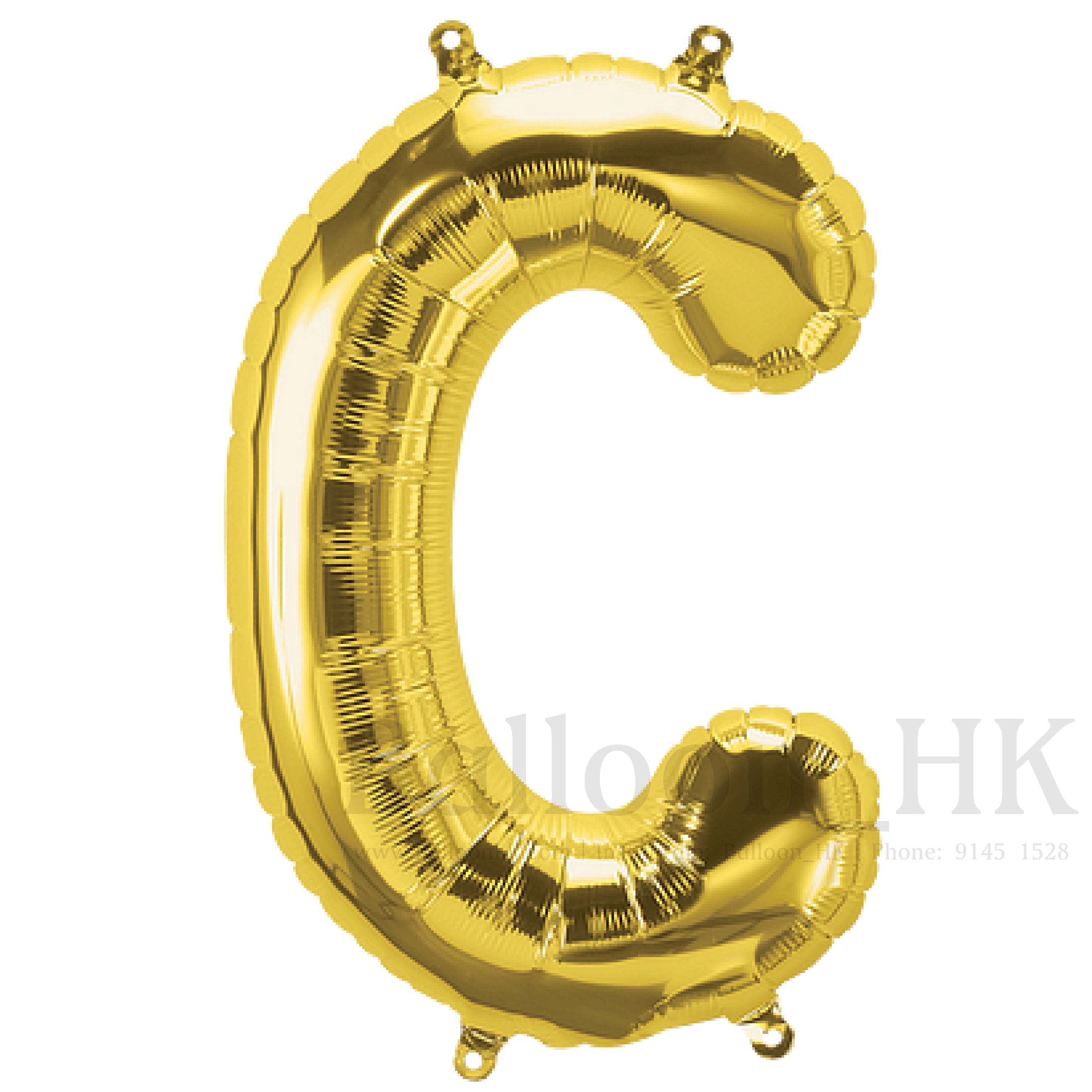 14"金色英文字母