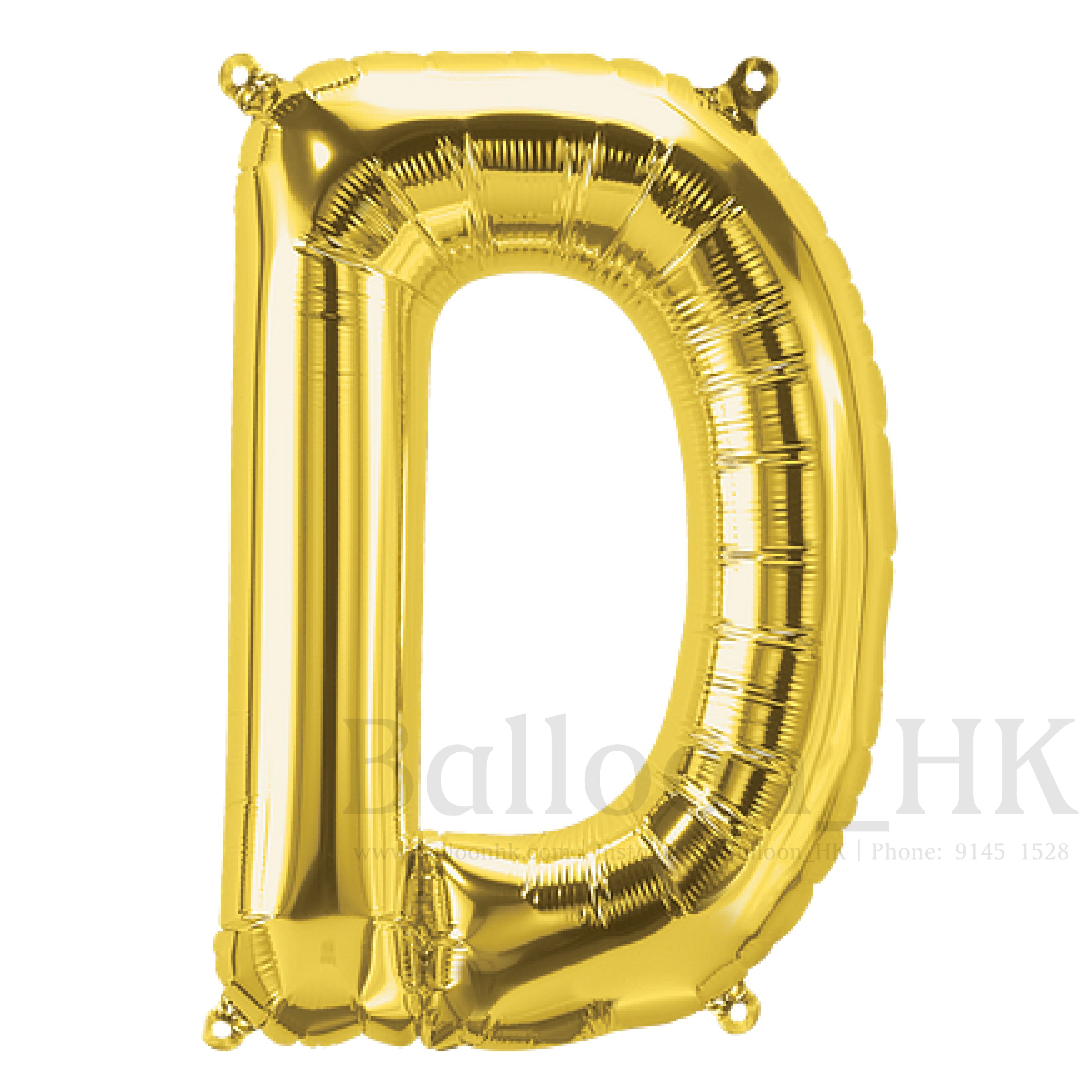 14"金色英文字母