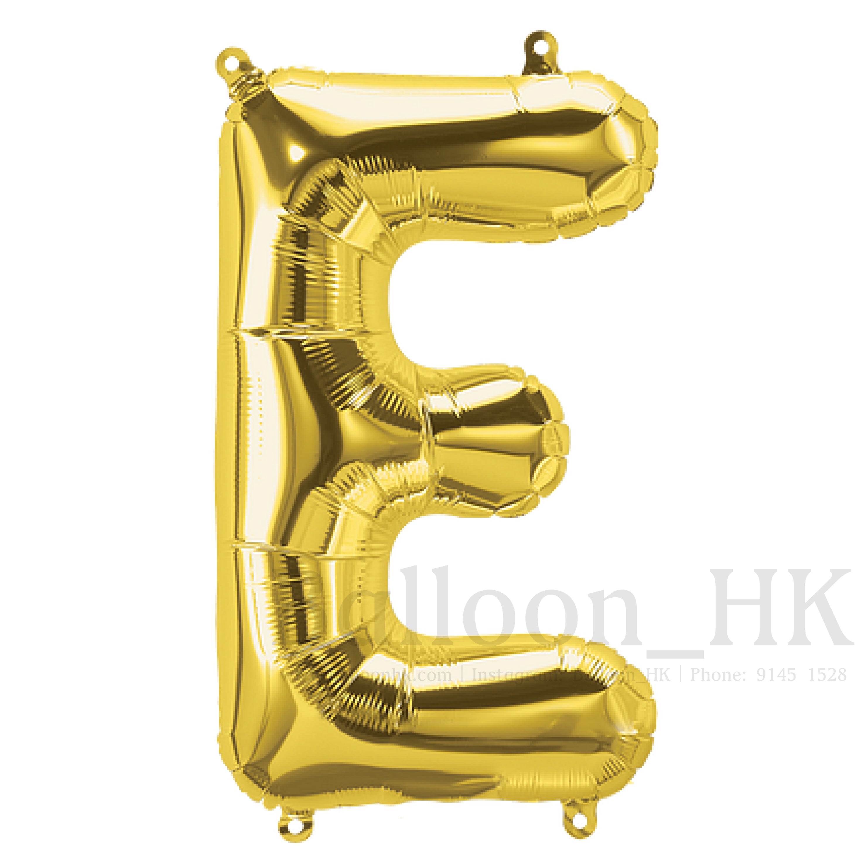 14"金色英文字母