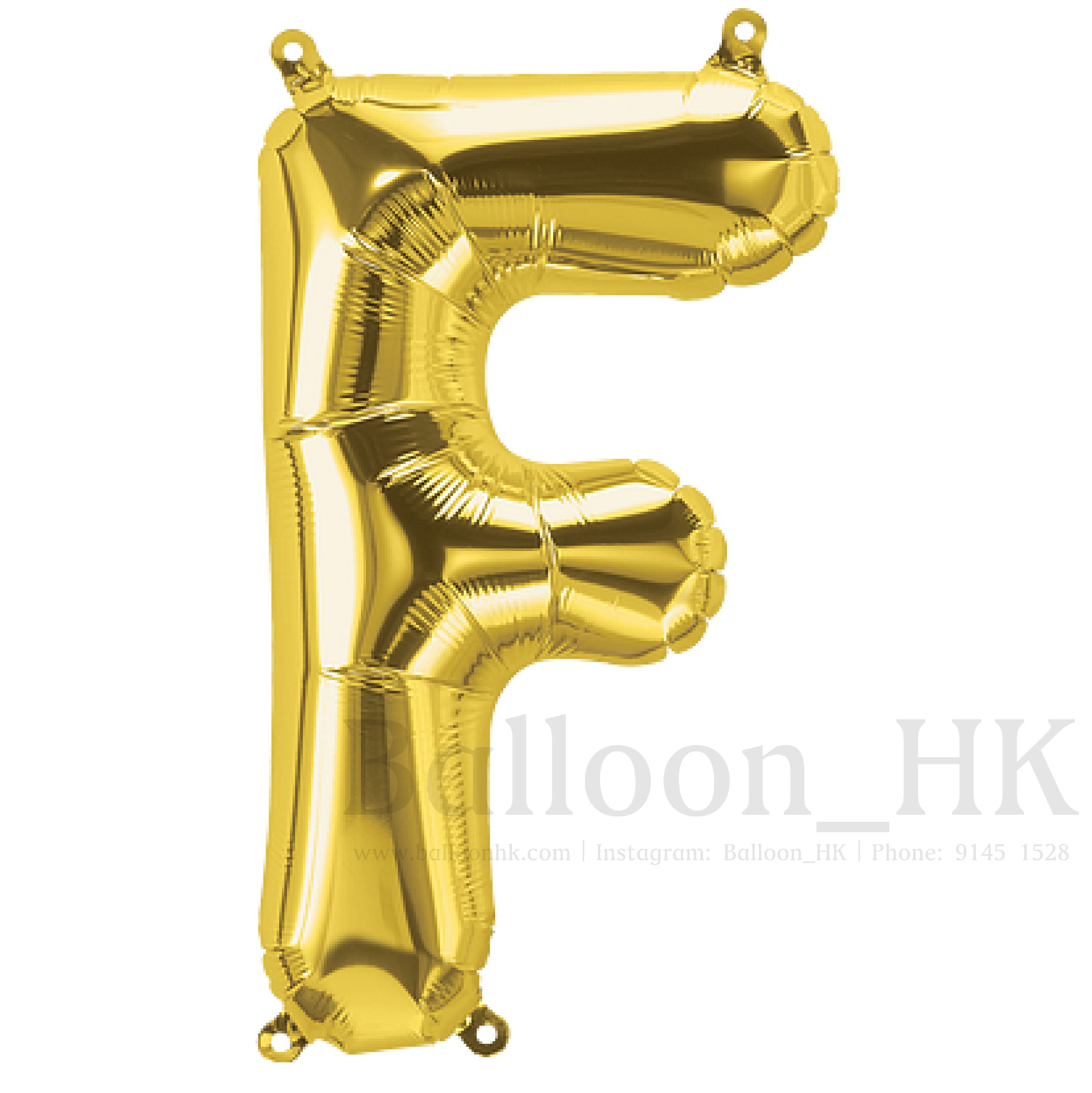 14"金色英文字母