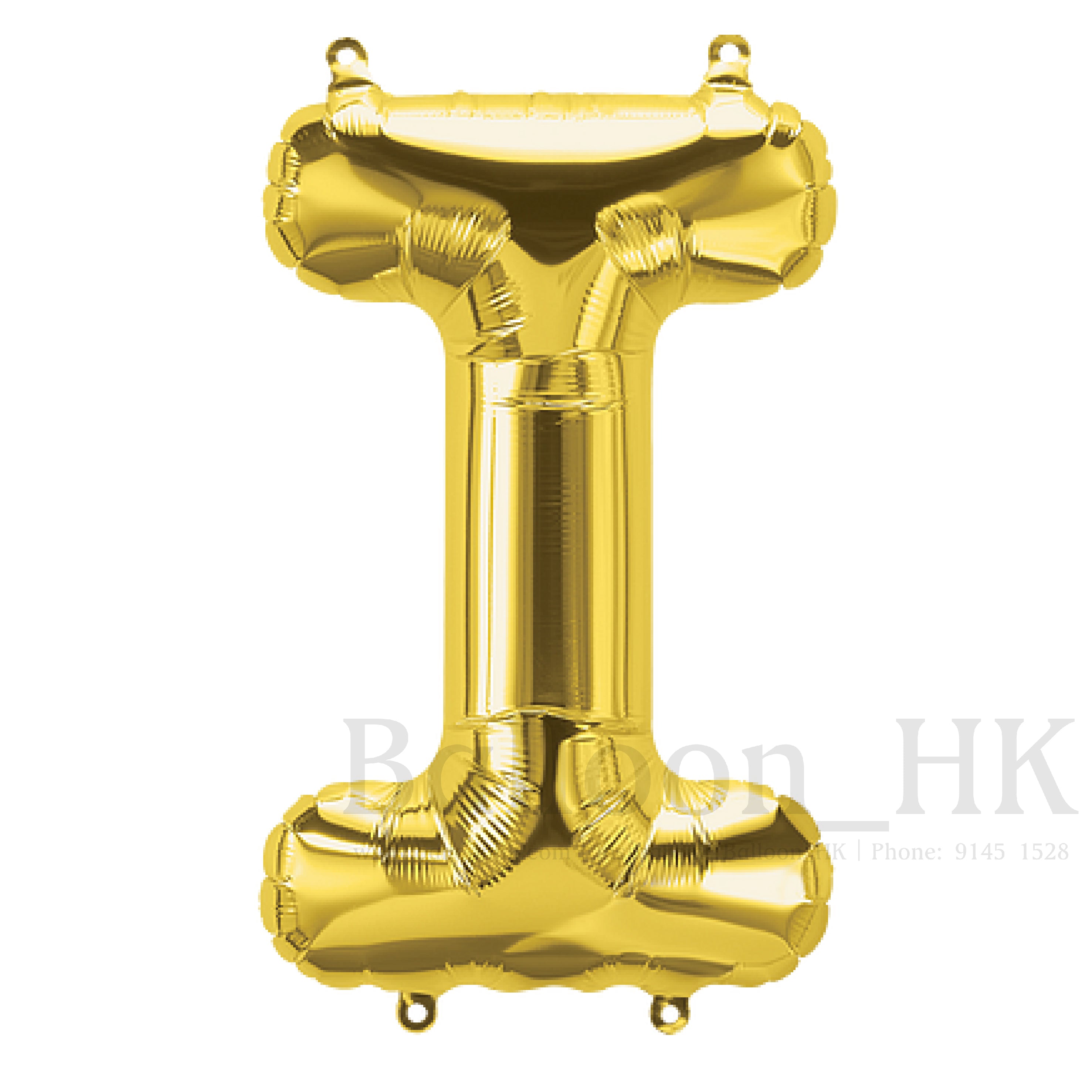 14"金色英文字母