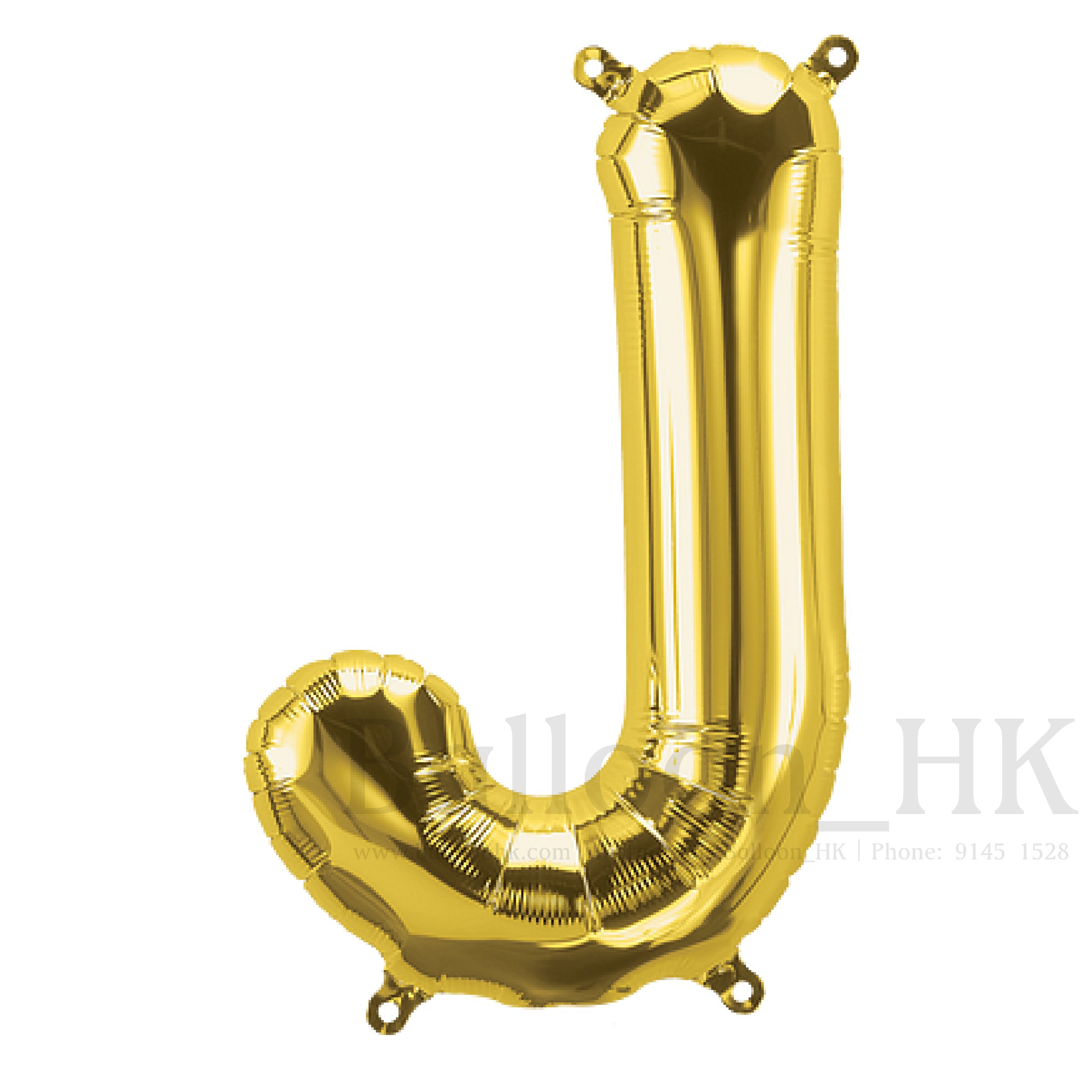 14"金色英文字母