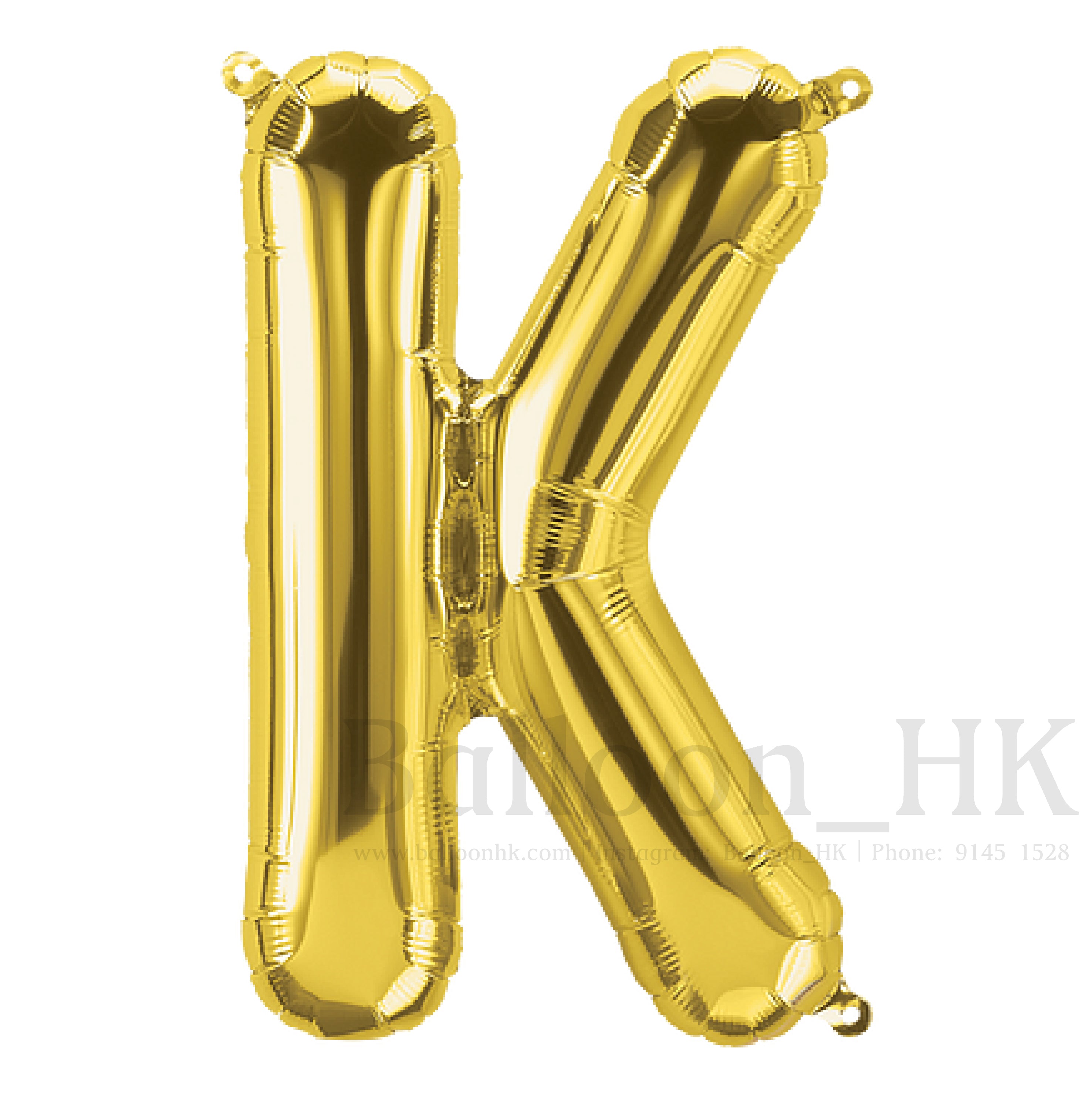 14"金色英文字母