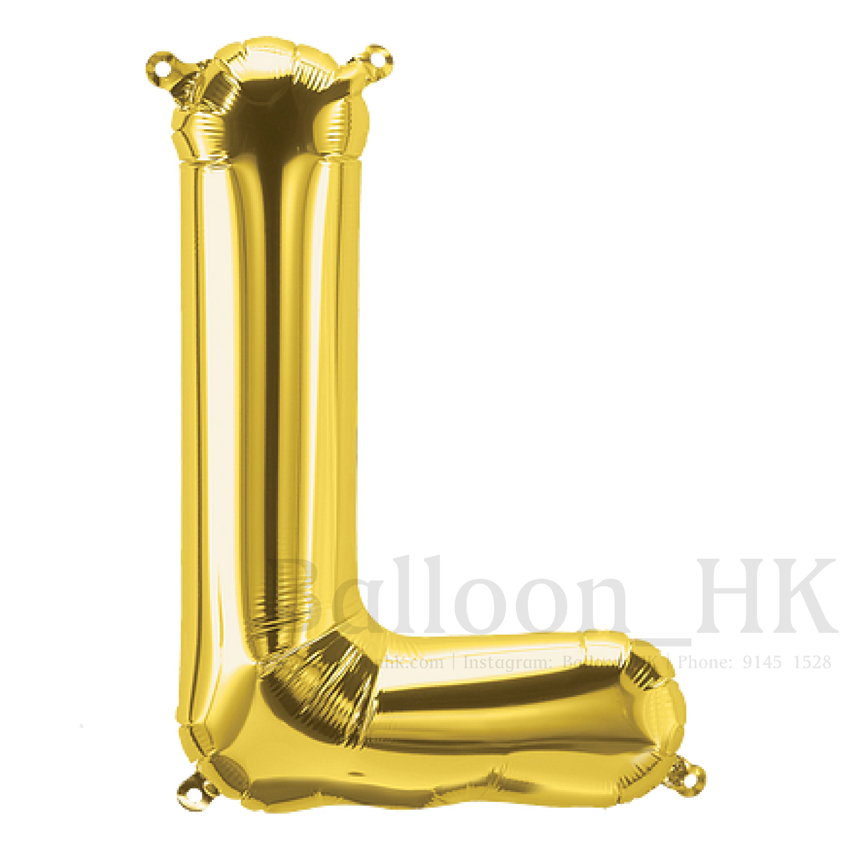 14"金色英文字母