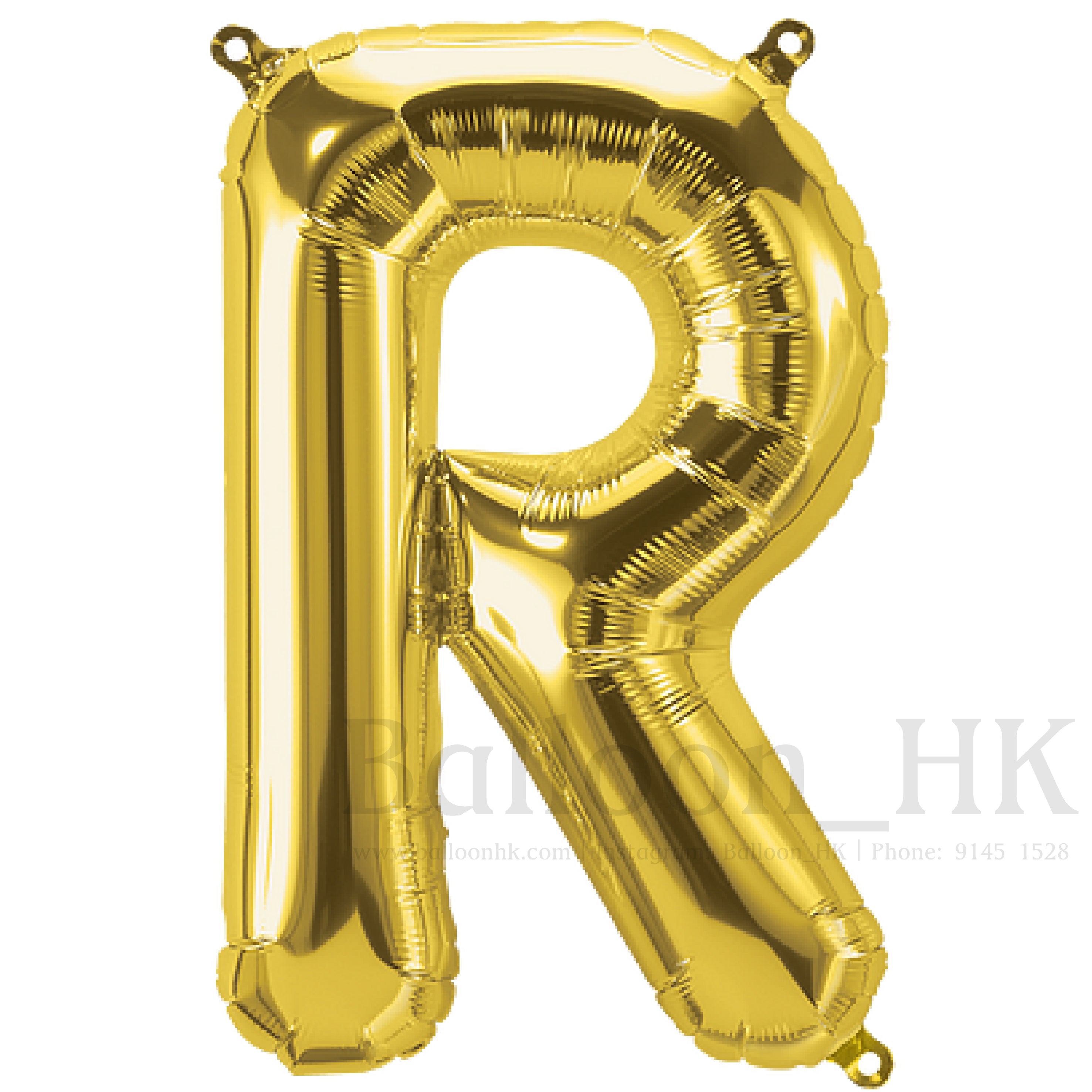 14"金色英文字母