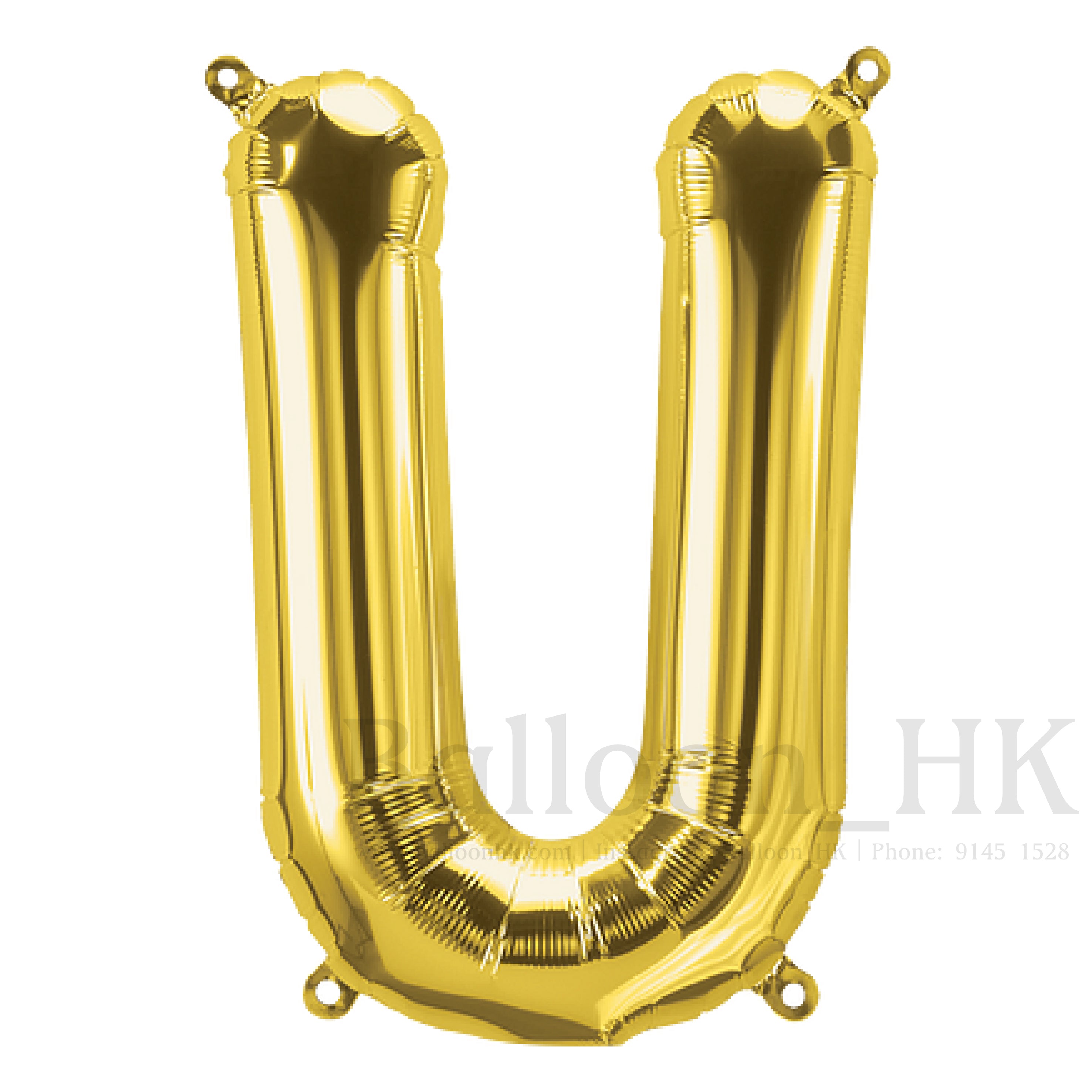 14"金色英文字母