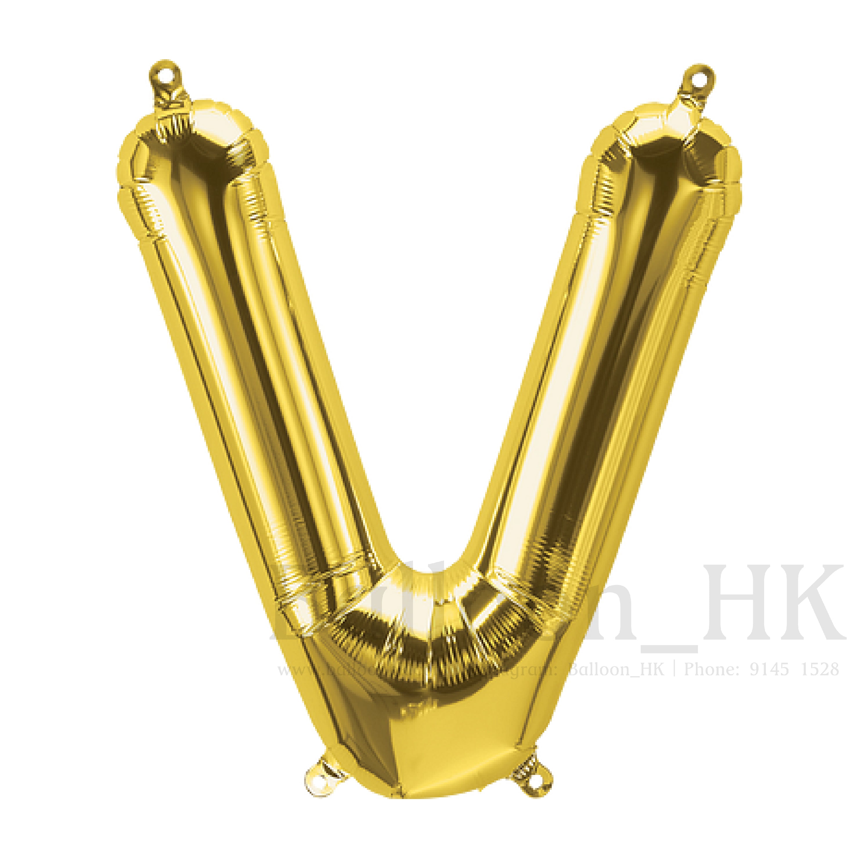 14"金色英文字母